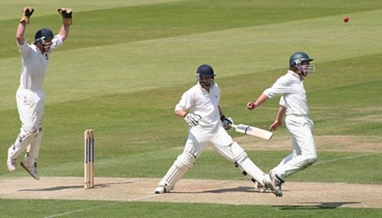The appeal was confident but Sam Northeast survived, Eton v Harrow, Lord's, July 2, 2006