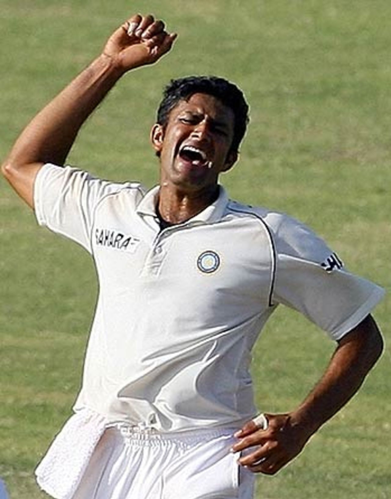 Anil Kumble took 6 for 78 to bowl India to victory, West Indies v India, 4th Test, Jamaica, 2nd day, July 1, 2006