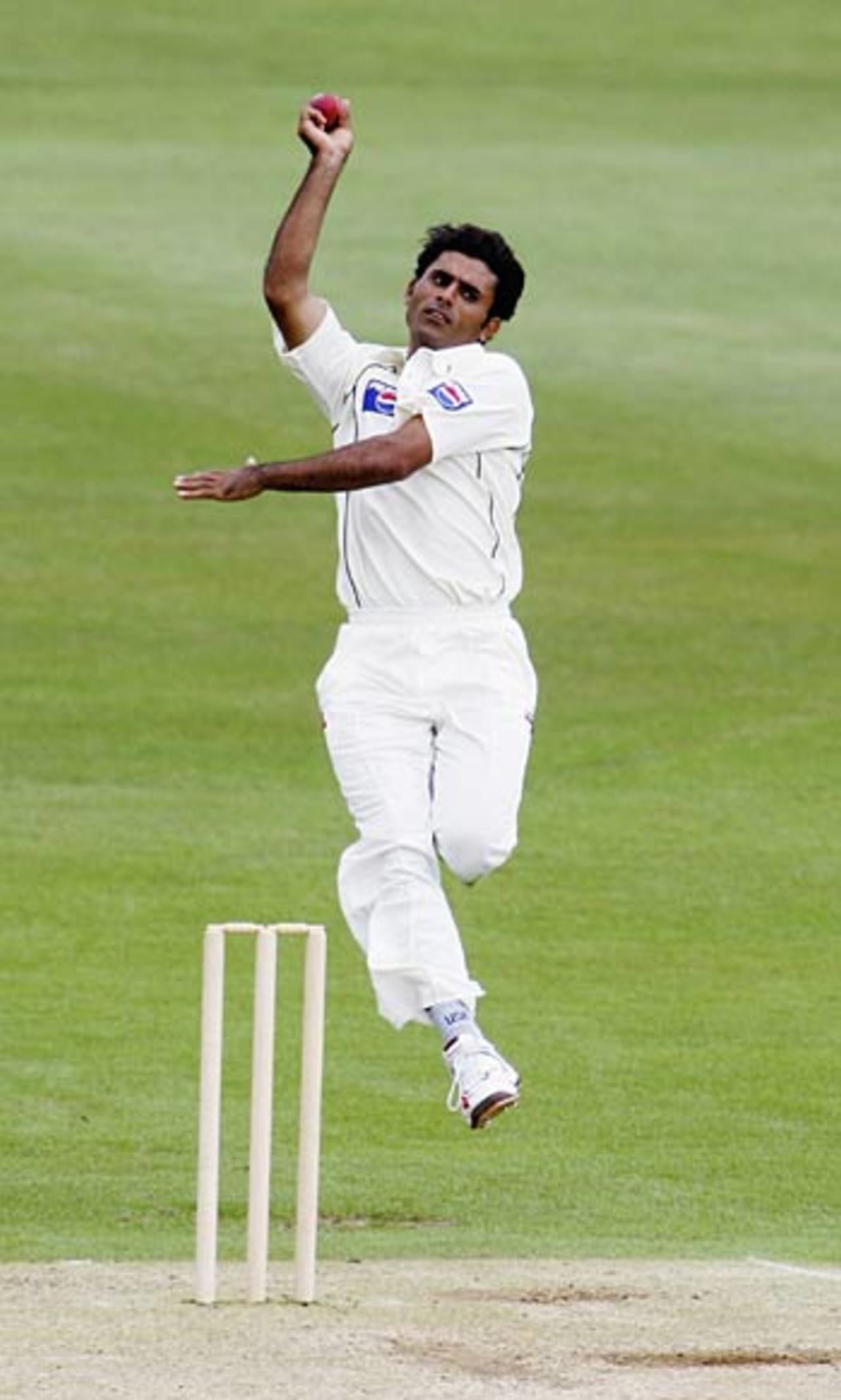 Abdul Razzaq finally ended Robert Key's innings for 136, England A v Pakistanis, Canterbury, June 7, 2006