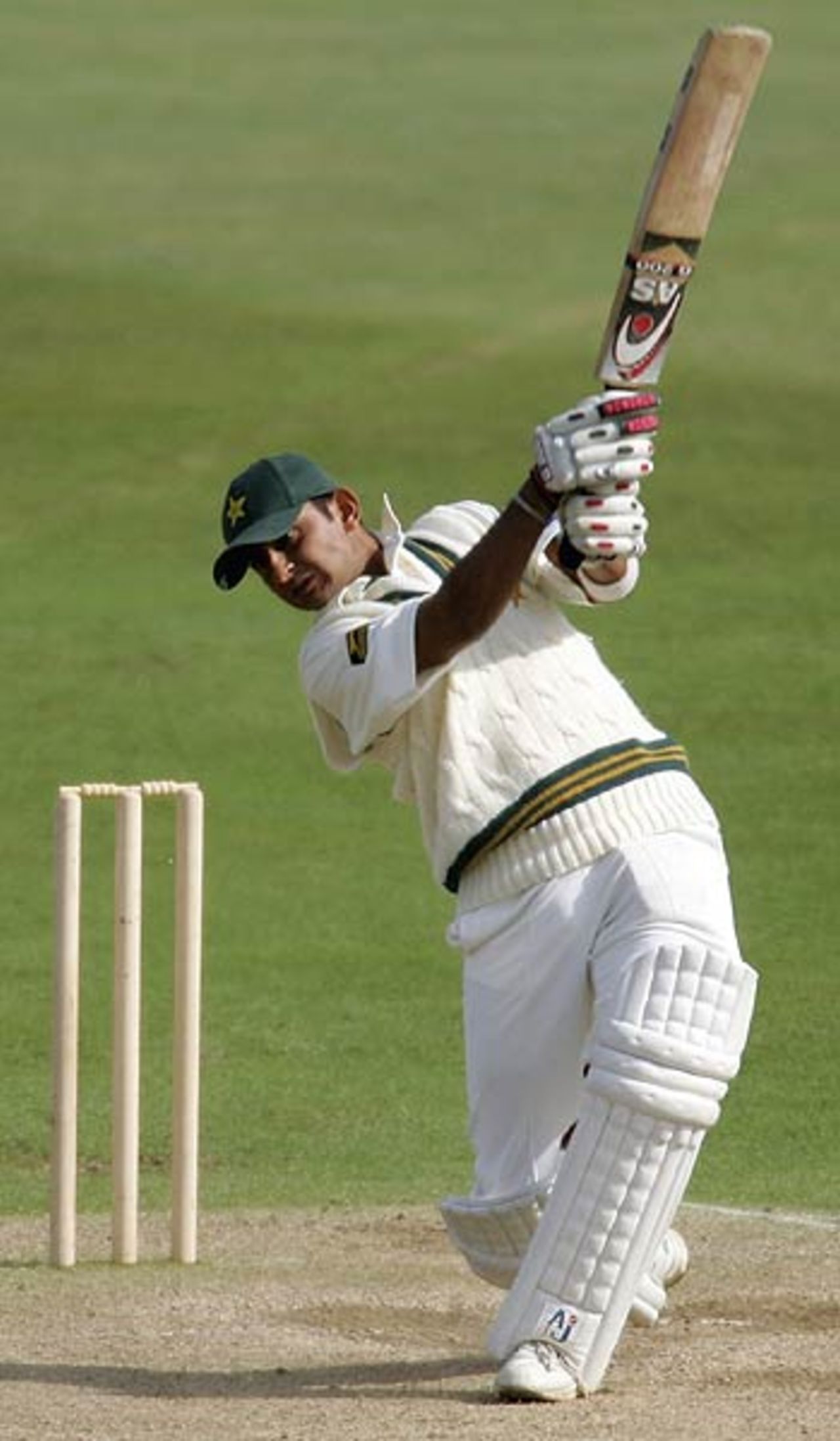 Faisal Iqbal creams one through the offside, England A v Pakistanis, July 8, 2006
