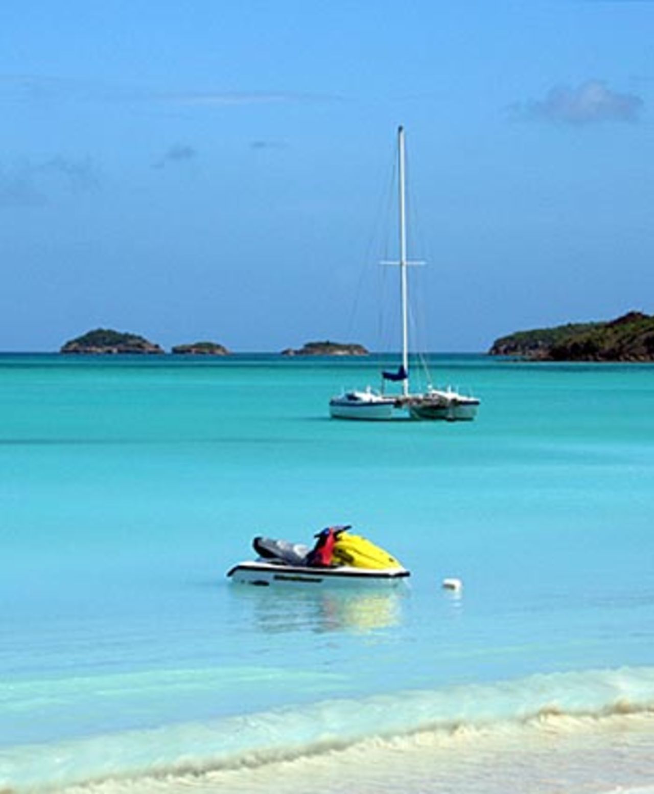 The beaches of Antigua, July 9, 2006