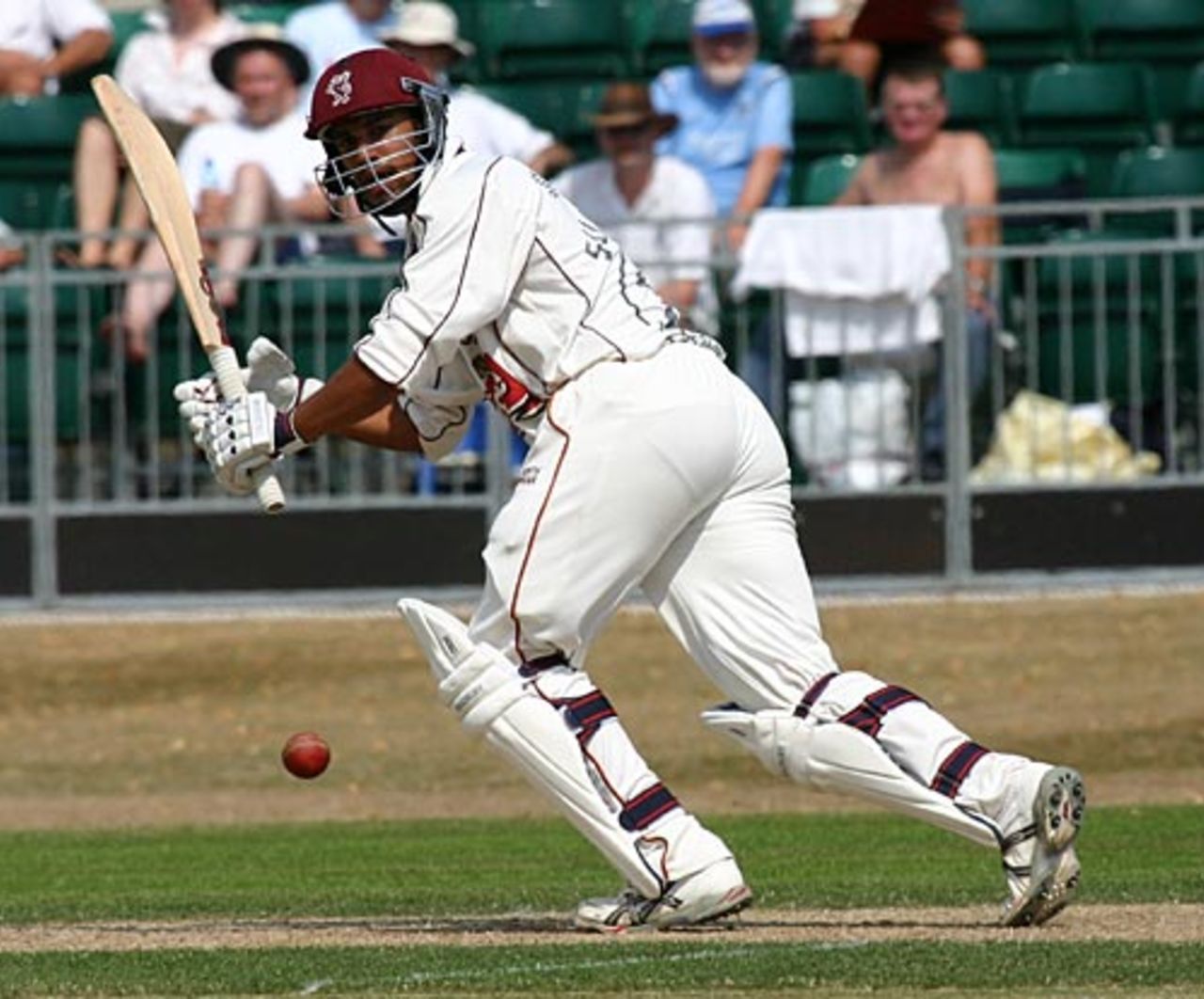 Arul Suppiah on his way to 71, Surrey v Somerset, Guildford, July 19, 2006