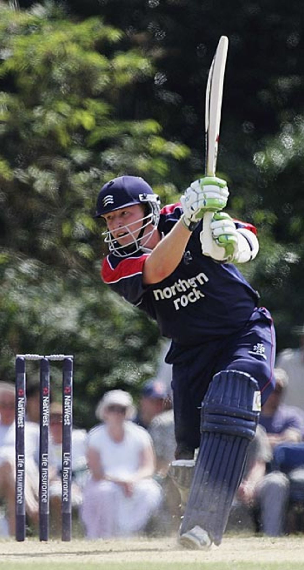 Jamie Dalrymple drives fluently through the covers, Middlesex v Glamorgan, Pro40, Southgate, July 23, 2006
