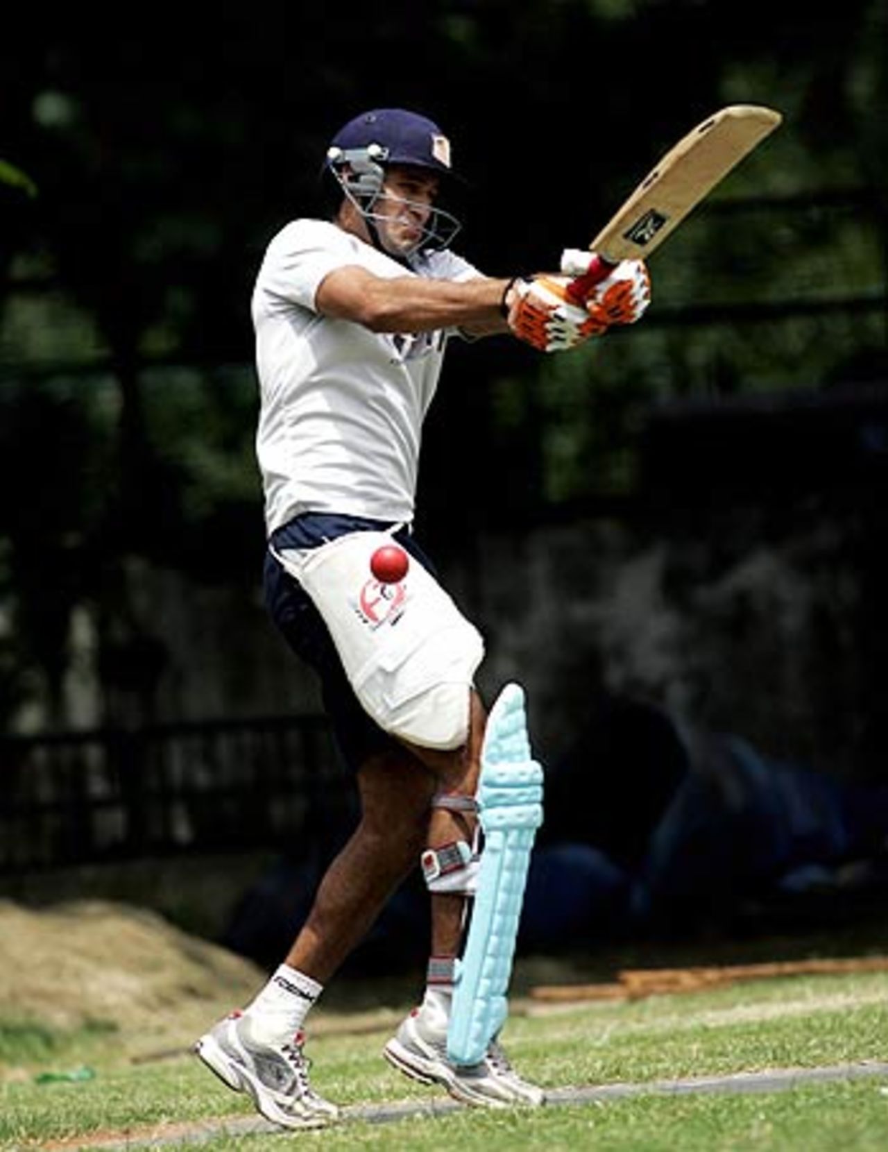 Irfan Pathan arrived early at the training camp at the National Cricket Academy, Bangalore, July 25, 2006