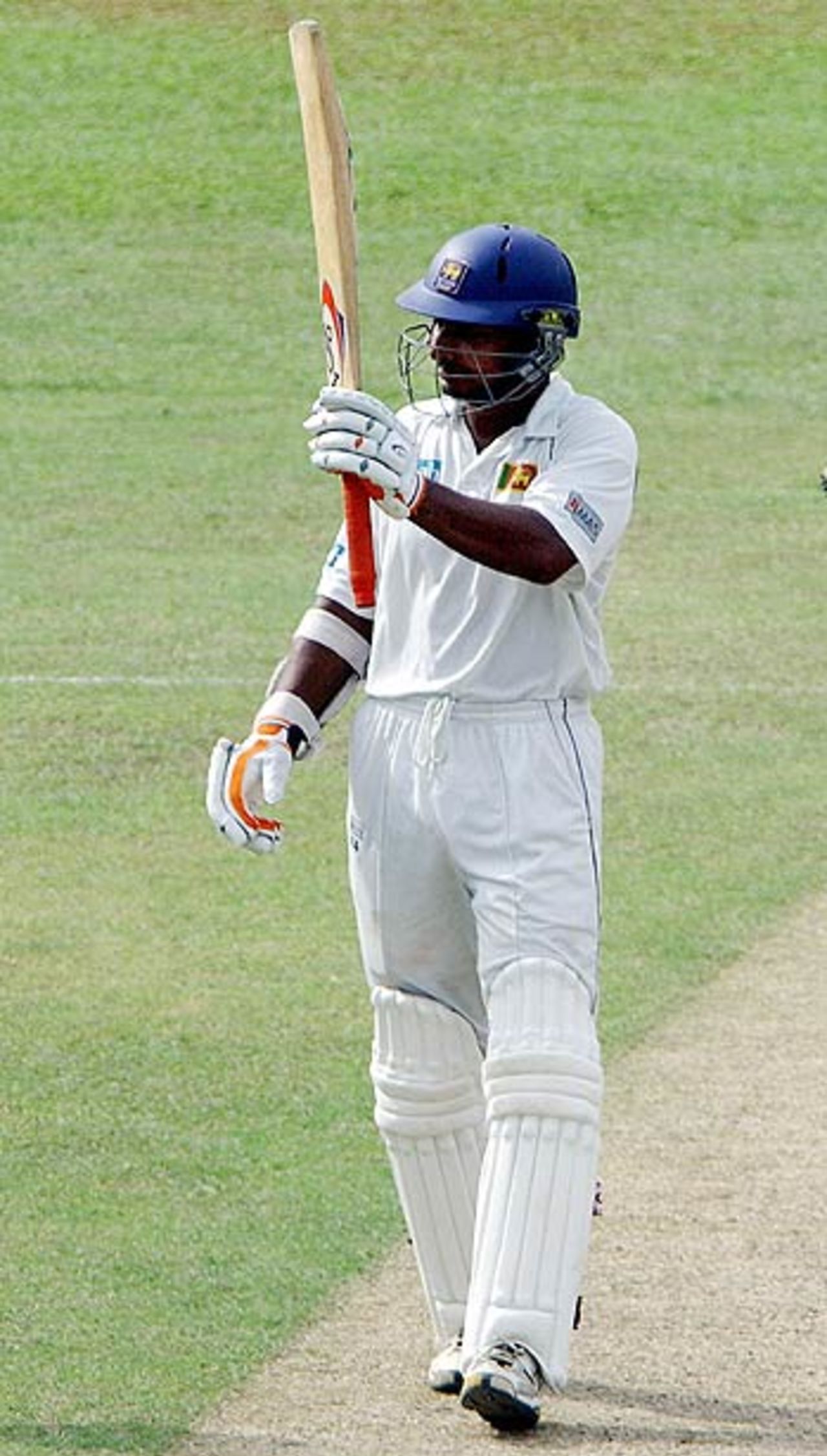 Kumar Sangakkara brought up his fourth Test double hundred, Sri Lanka v South Africa, 1st Test, Sinhalese Sports Club, Colombo, 2nd day