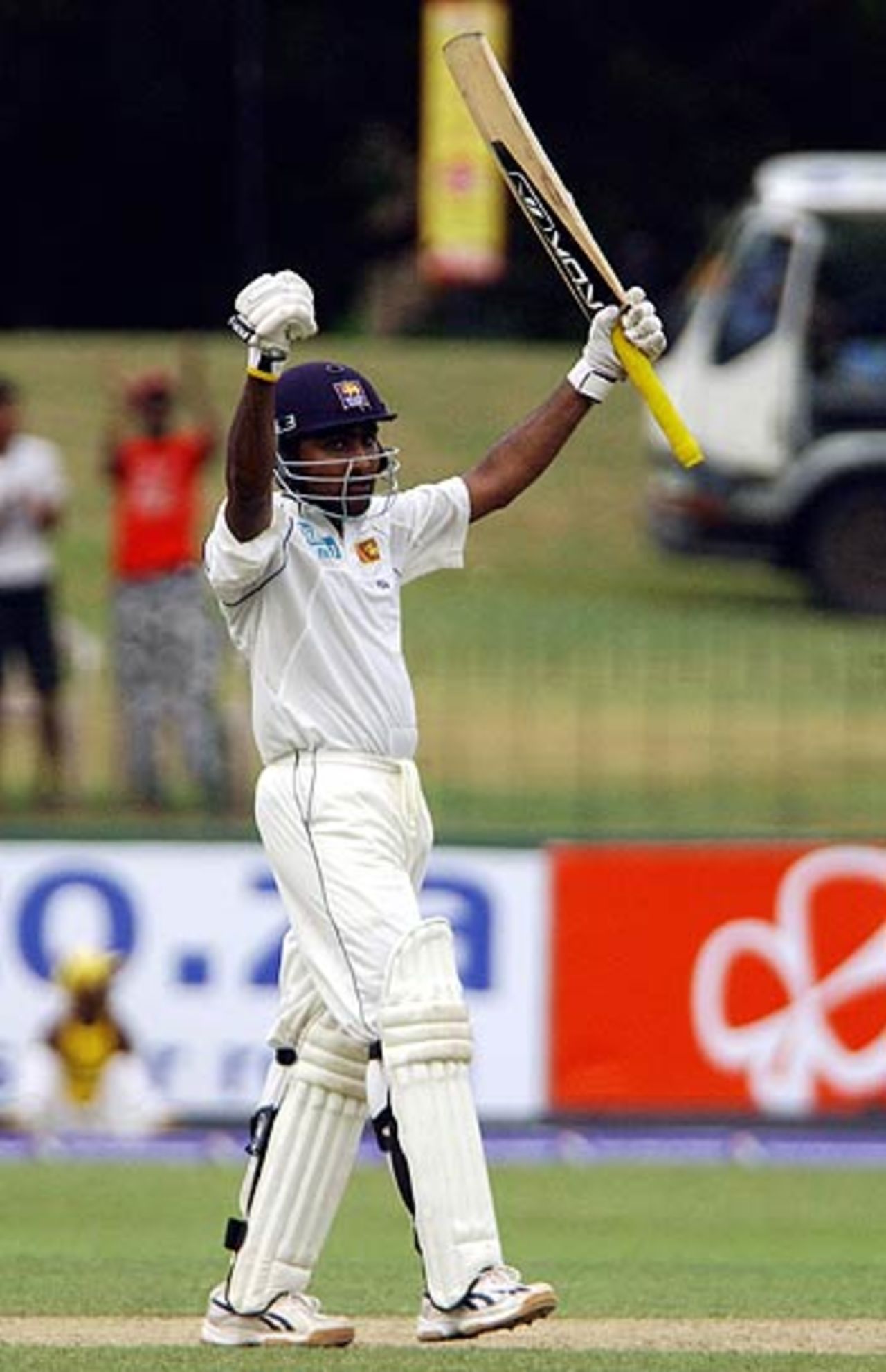 Mahela Jayawardene helped himself to an unbeaten 224, Sri Lanka v South Africa, 1st Test, Sinhalese Sports Club, Colombo, 2nd day