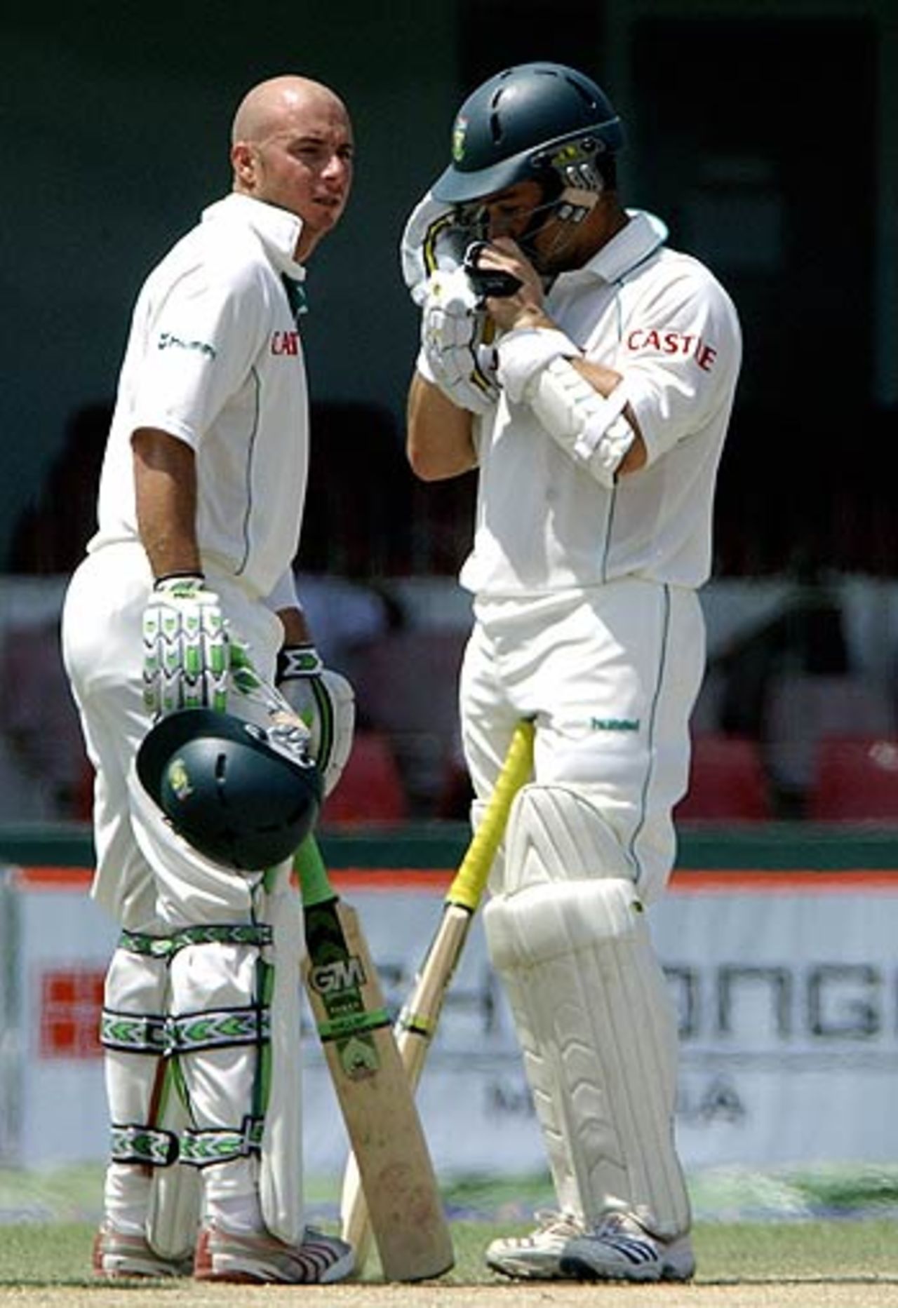 Mark Boucher and Herschelle Gibbs during their partnership, Sri Lanka v South Africa, 1st Test, Colombo, 5th day, July 31 2006