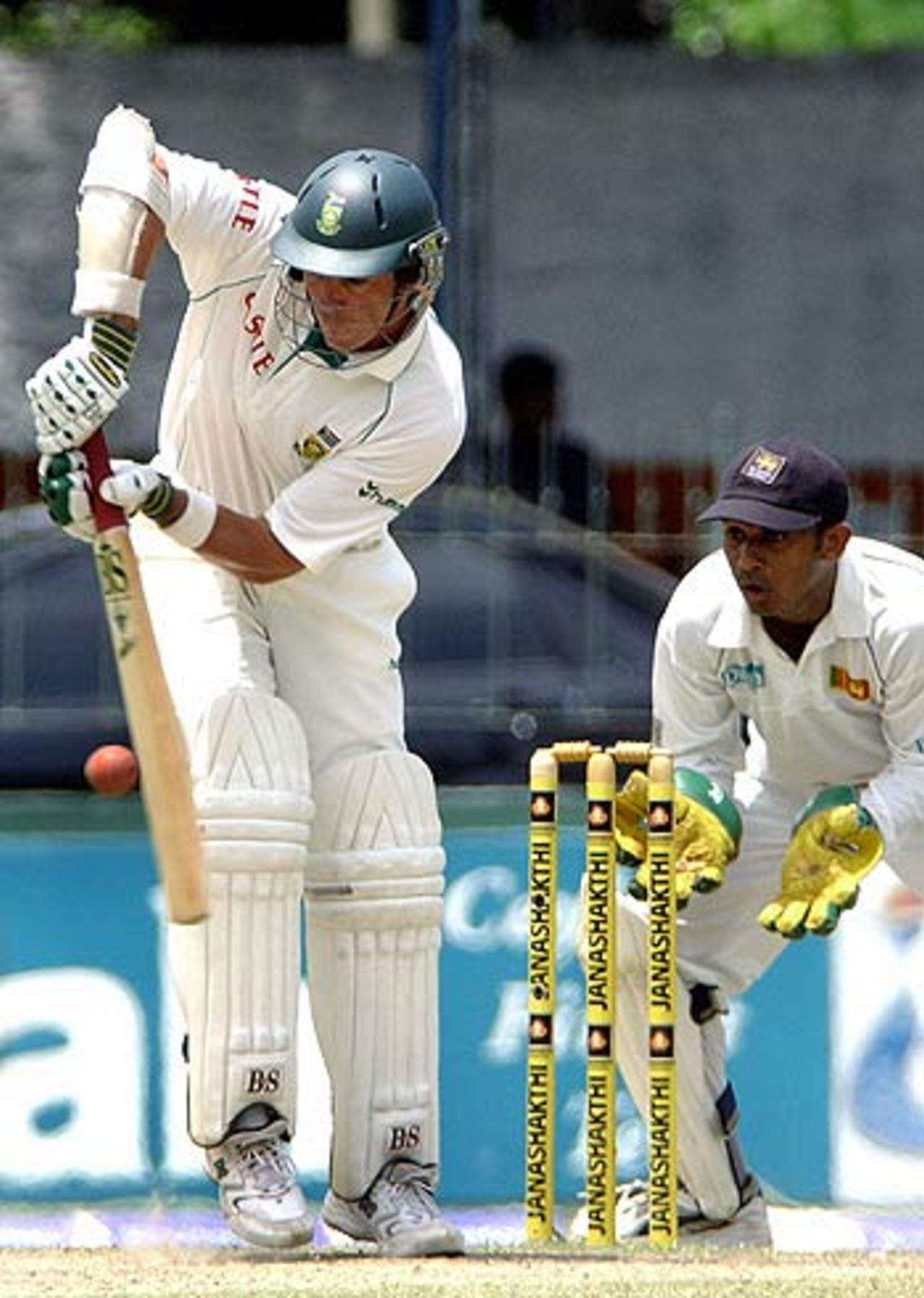 Nicky Boje remained unbeaten on 33 as South Africa lost by an innings and 153 runs, Sri Lanka v South Africa, 1st Test, Colombo, 5th day, July 31 2006
