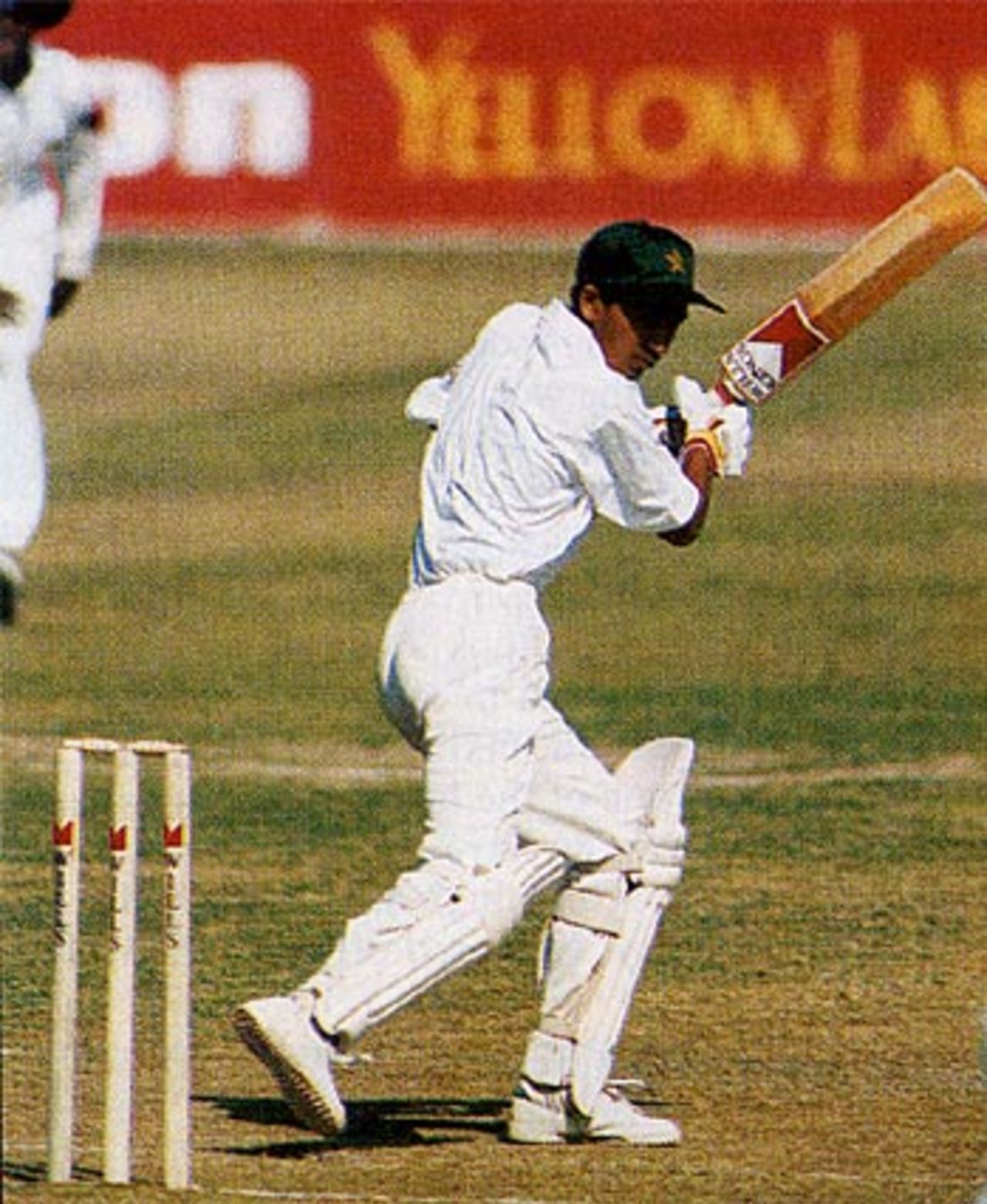 Hasan Raza batting on debut when it was claimed he was 14 ... that was later disputed by his own board, Pakistan v Zimbabwe, Sheikhupura, October 20, 1996