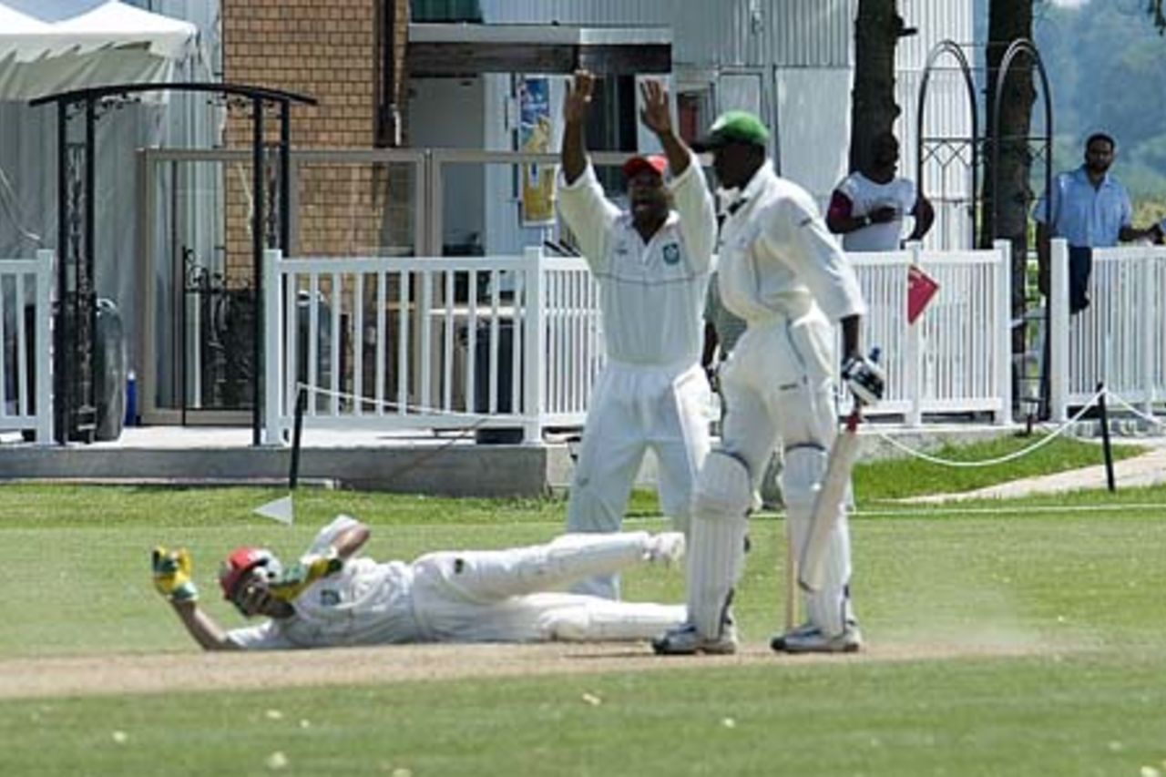 Ashish Bagai in action, Intercontinental Cup  Kenya v Canada, July 29,30,31,August 1 2006