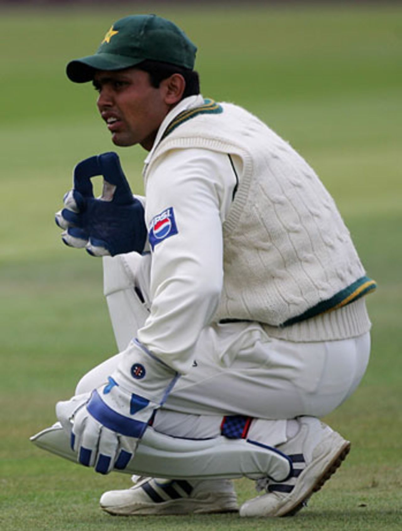 Kamran Akmal reflects on two dropped catches as Pakistan showed some promising signs during the first session, England v Pakistan, 3rd Test, Headingley, August 7, 2006
