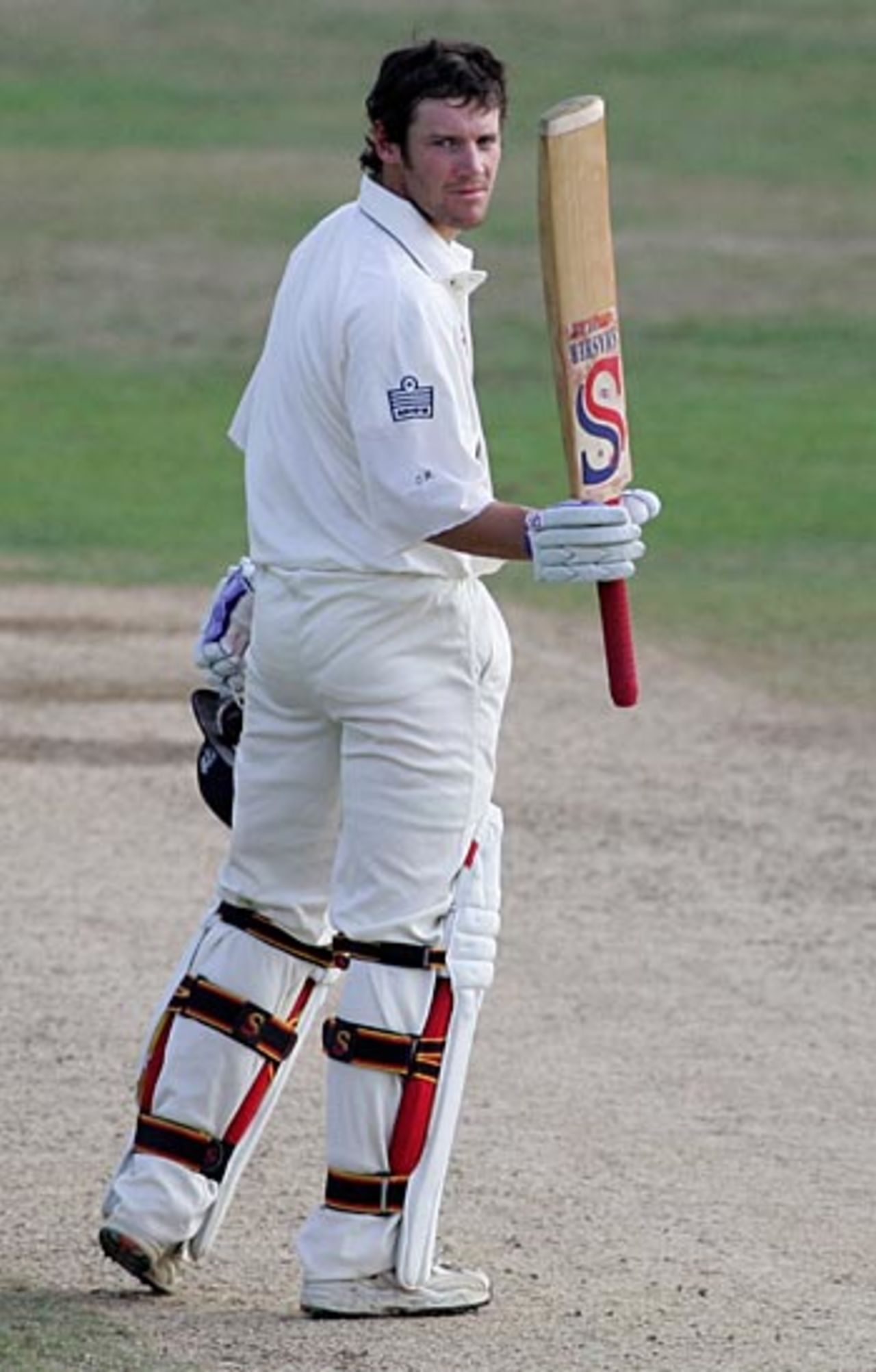 Chris Read celebrates his excellent fifty, England v Pakistan, 3rd Test, Headingley, August 7, 2006