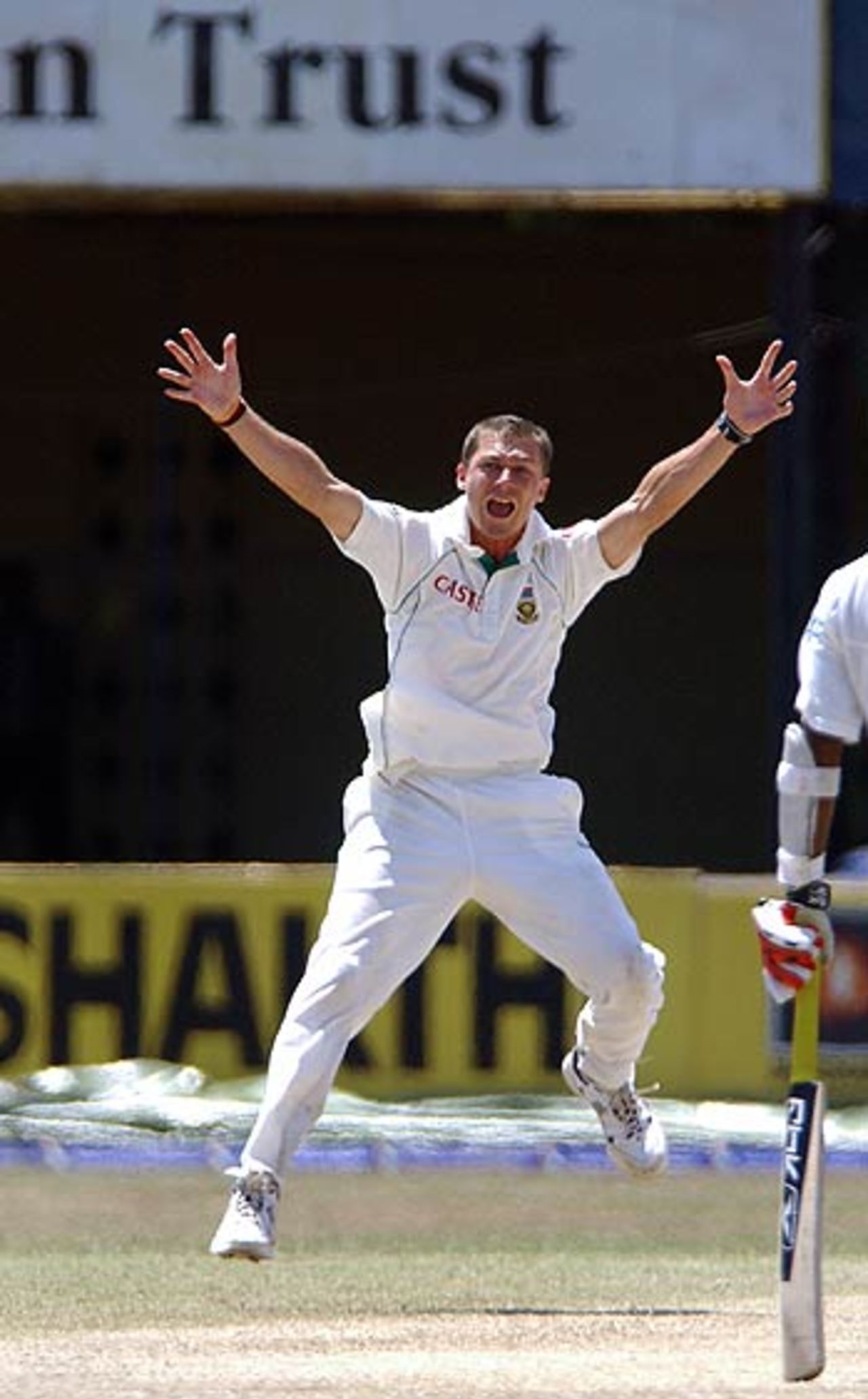 Dale Steyn appeals in vain, Sri Lanka v South Africa, 2nd Test, Colombo, 5th day, August 8, 2006
