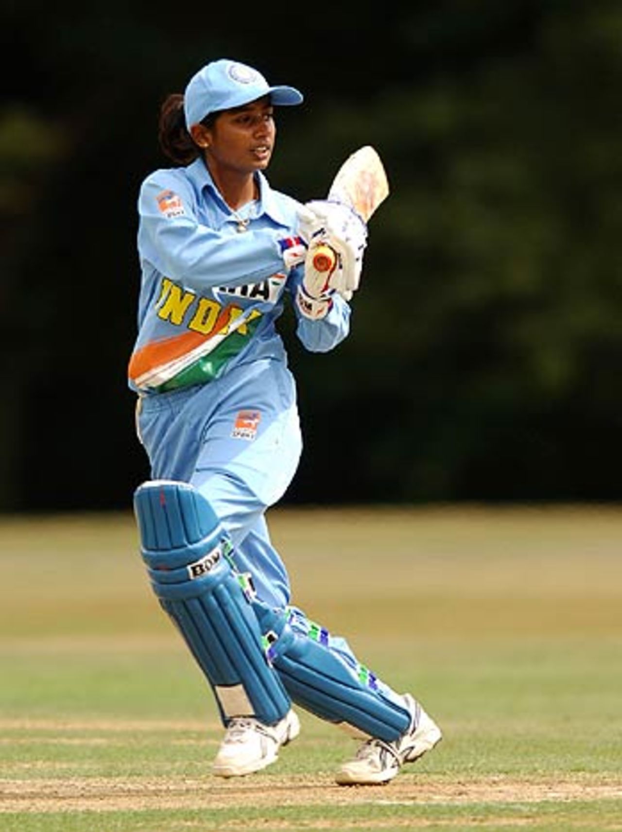 Mithali Raj swings one to the on side during her knock of 73, England Women v India Women, 3rd ODI , Arundel, August 19, 2006