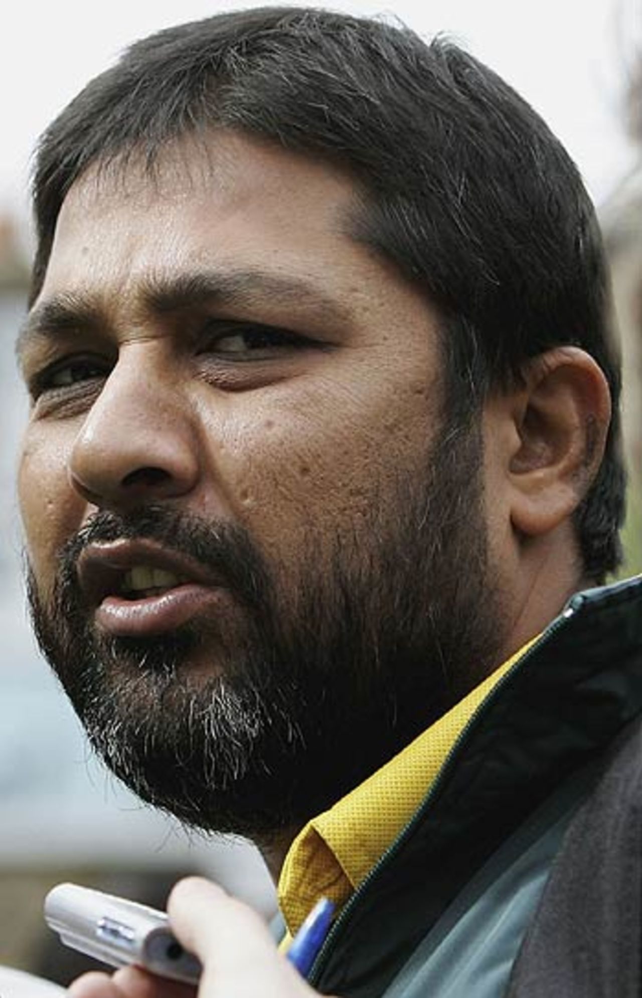 Inzamam-ul-Haq speaks to the media, England v Pakistan, 4th Test, The Oval, August 21, 2006