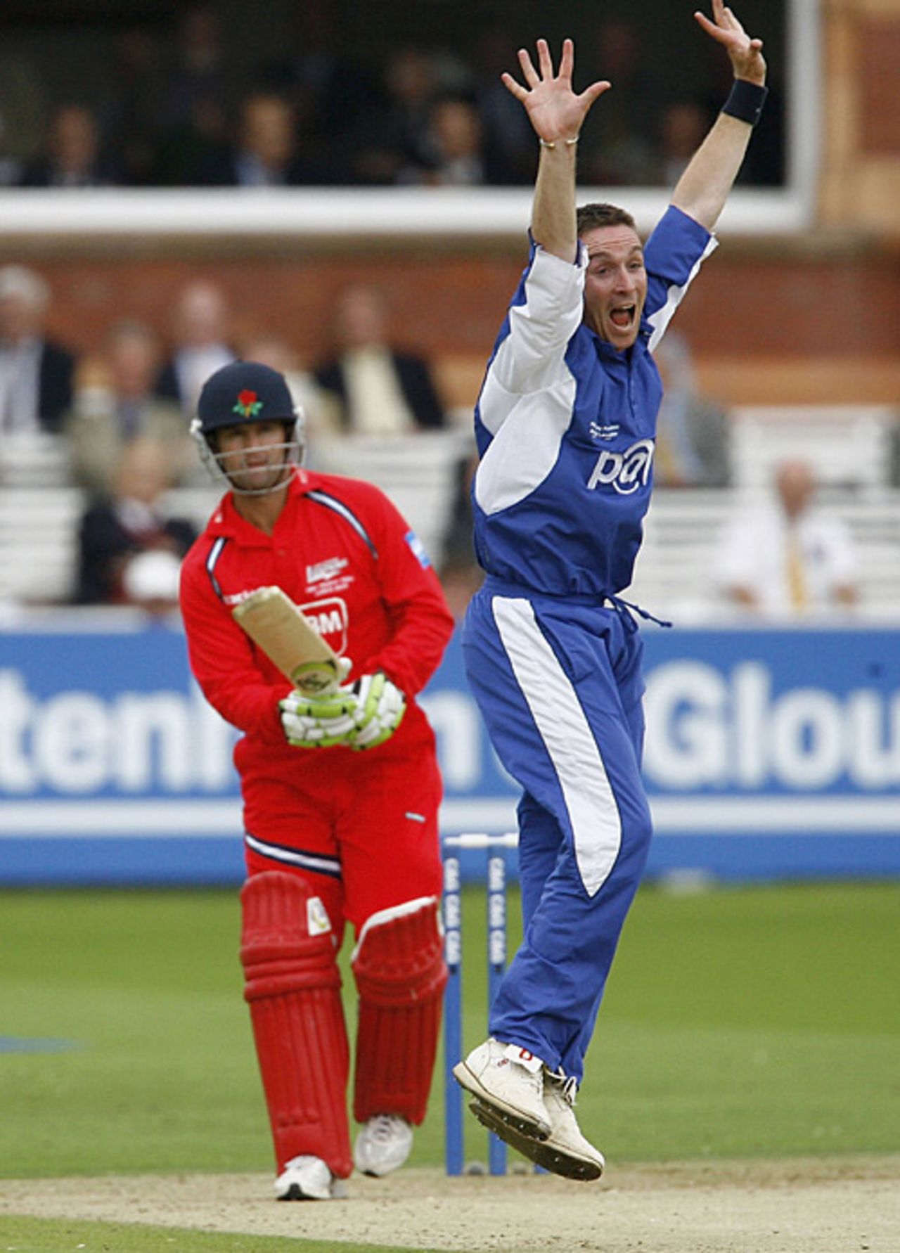 James Kirtley traps Nathan Astle lbw, Lancashire v Sussex, C&G Trophy Final, Lord's, August 26, 2006