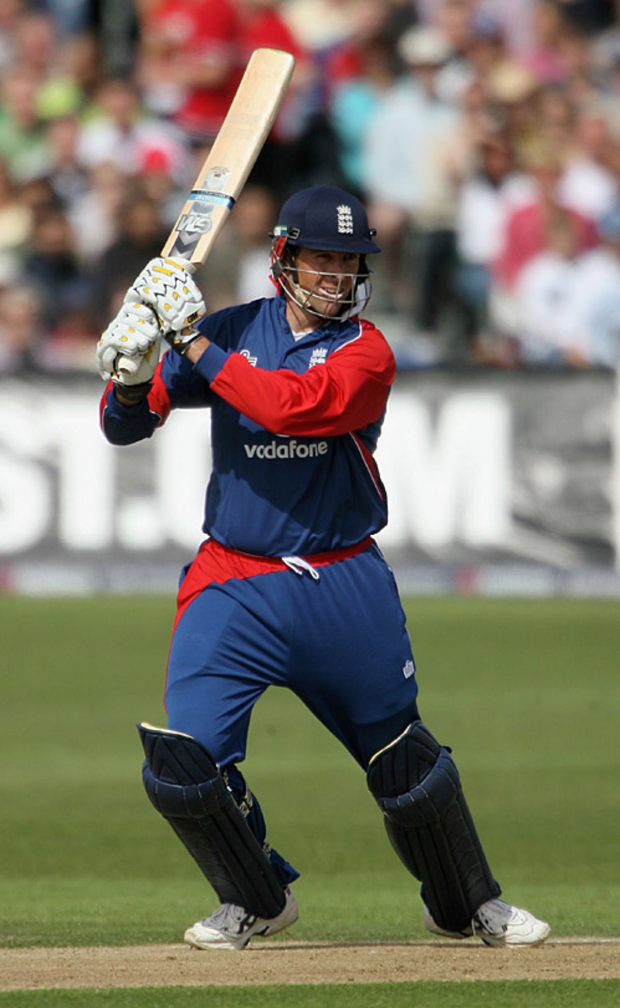 Marcus Trescothick pounds a boundary through the covers during his fifty, England v Pakistan, Twenty20, Bristol, August 28, 2006