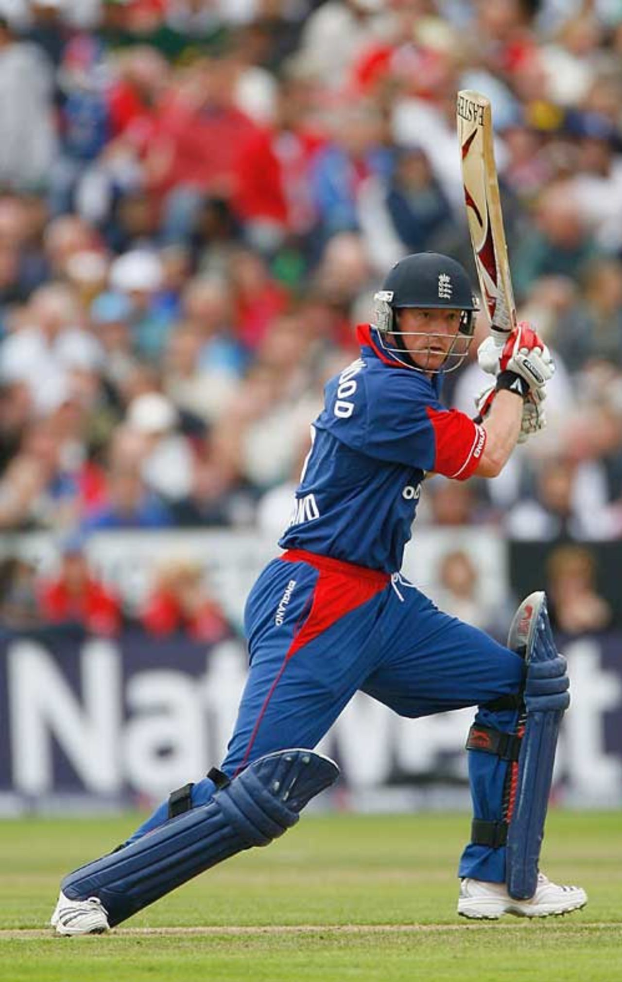 Paul Collingwood goes through the off side, England v Pakistan, 1st ODI, Cardiff, August 30, 2006