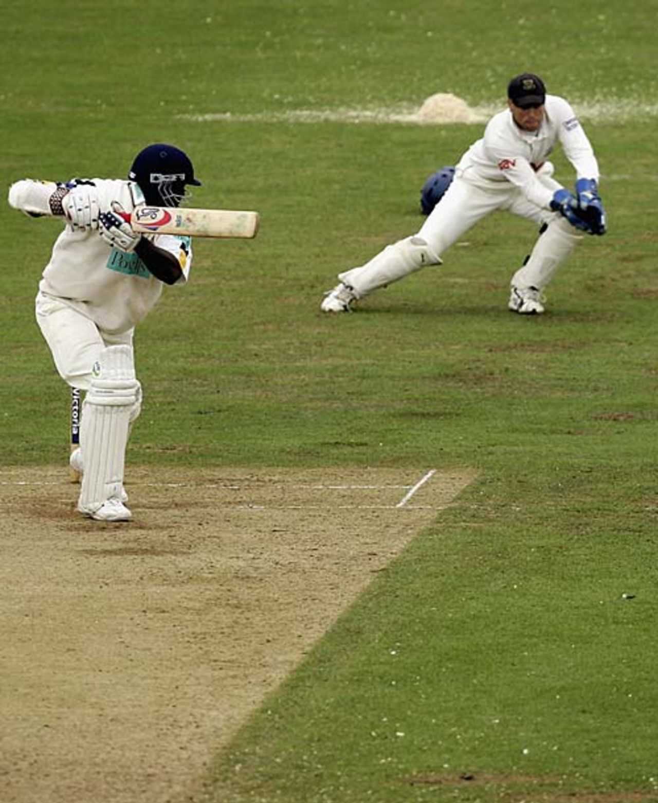 Michael Carberry edges Jason Lewry to Matt Prior, Sussex v Hampshire, County Championship, Hove, September 3, 2006