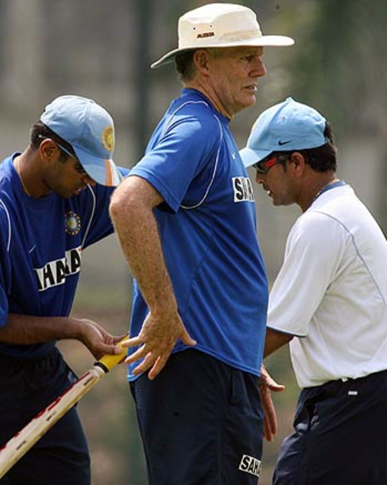 Greg Chappell watches the Indians practise | ESPNcricinfo.com