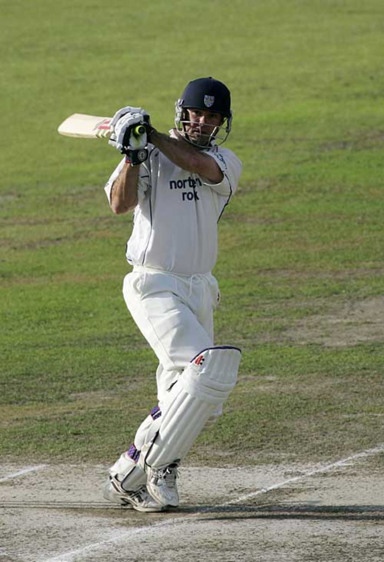 Jimmy Maher pulls during his 95, Lancashire v Durham, County Championship, Old Trafford, September 13, 2006