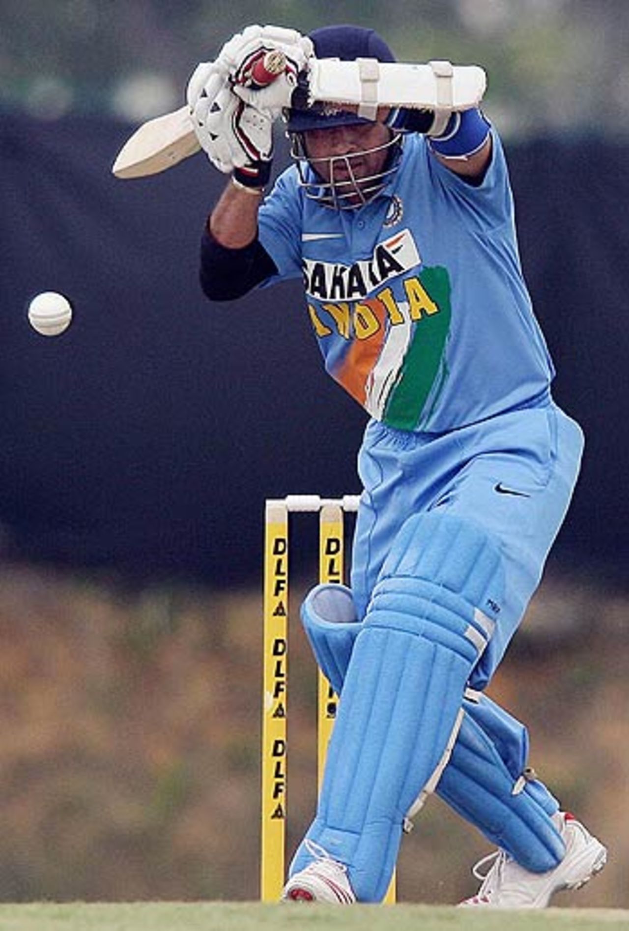 Sachin Tendulkar shoulders arms, India v West Indies, 2nd ODI, DLF Cup, Kuala Lumpur, September 14, 2006