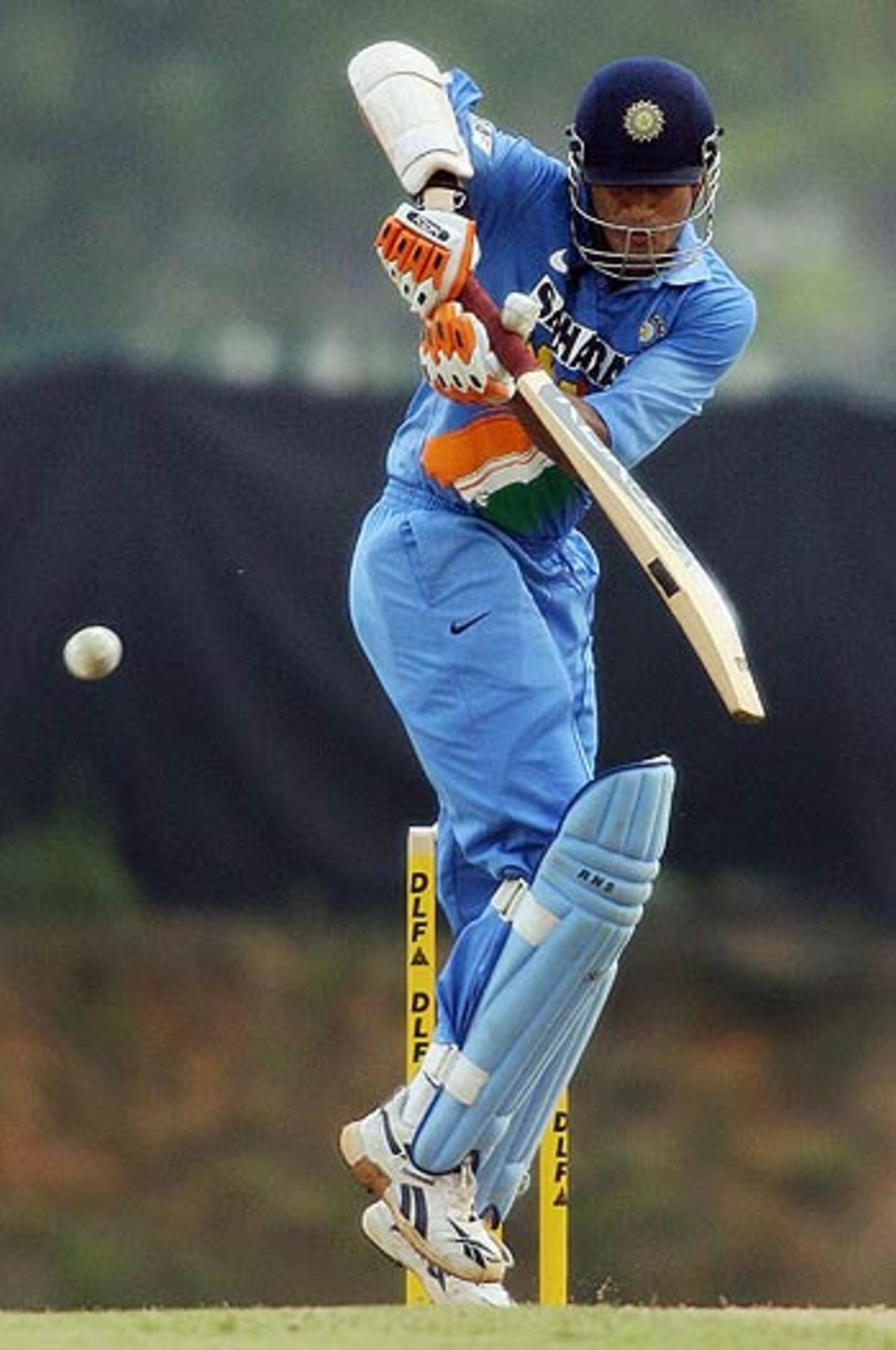 Irfan Pathan plays one off his hips, India v West Indies, 2nd ODI, DLF Cup, Kuala Lumpur, September 14, 2006