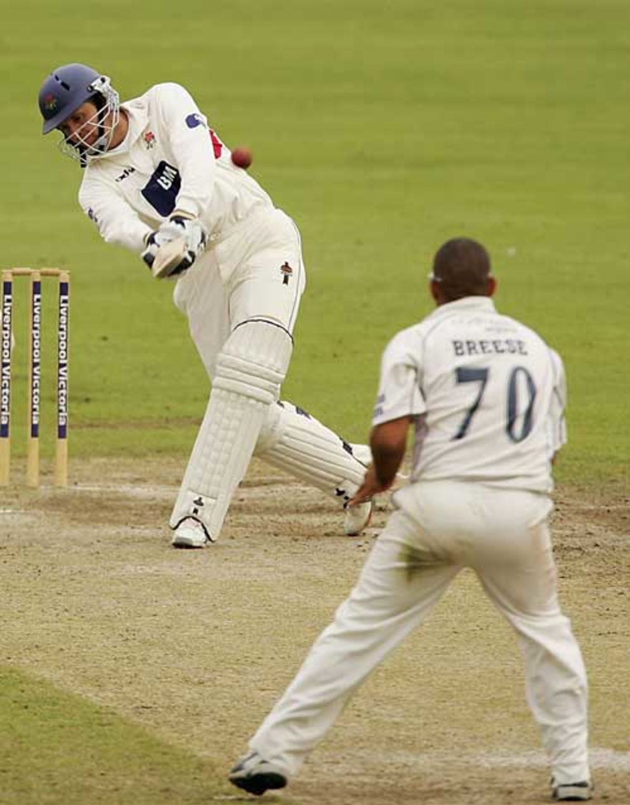 Dominic Cork comes down the pitch, Lancashire v Durham, County Championship, Old Trafford, September 16, 2006