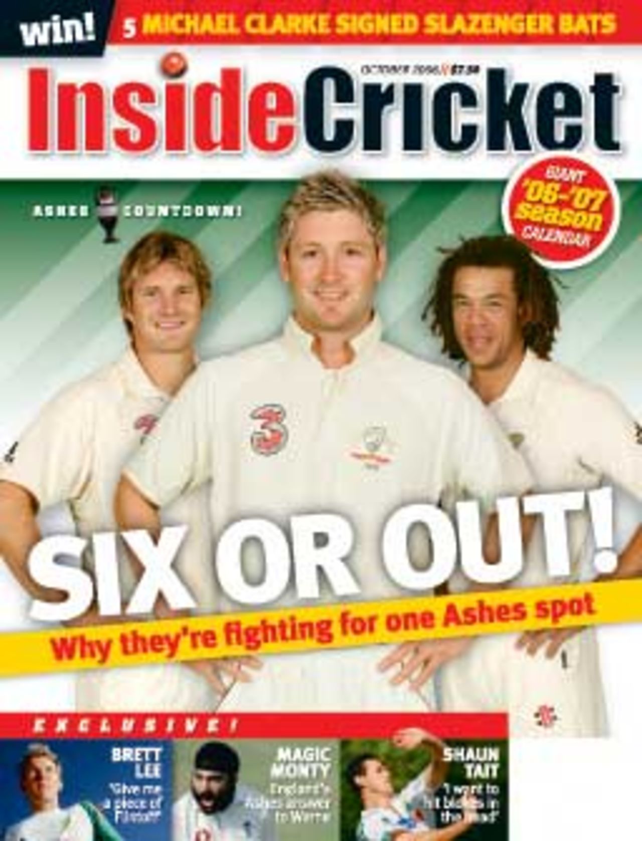 Inside Cricket Cover, October 2006