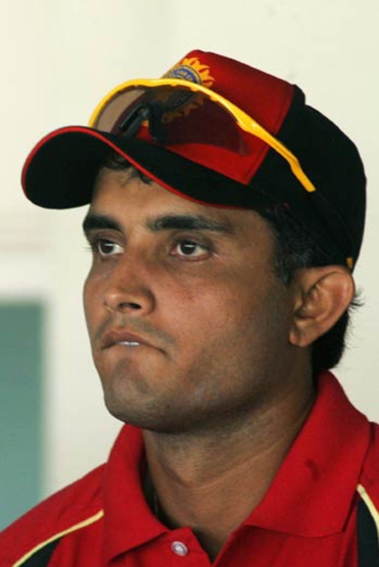 Sourav Ganguly watches on before the start of the second game, India Blue v India Green, Challenger Series, Chennai, October 2, 2006