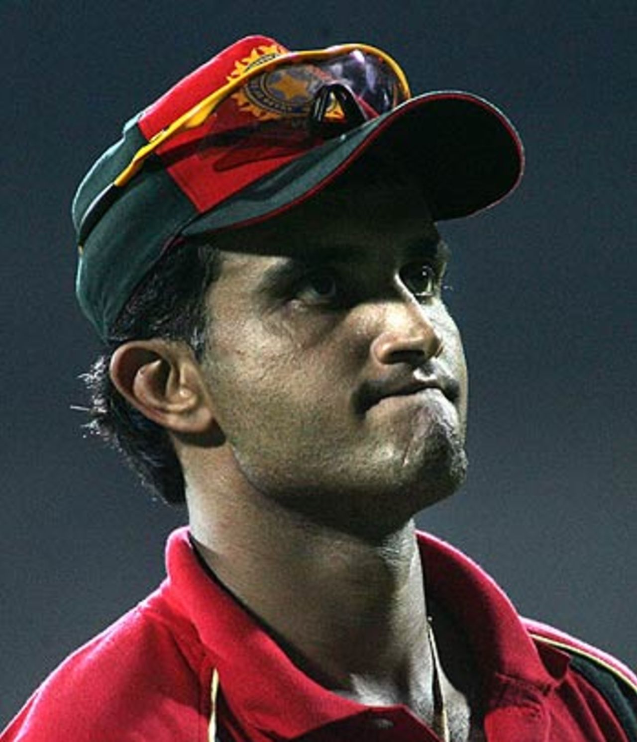 Sourav Ganguly conceded 43 runs off nine overs, India Red v India Green, 3rd match, Challenger Series, Chennai, October 3, 2006
