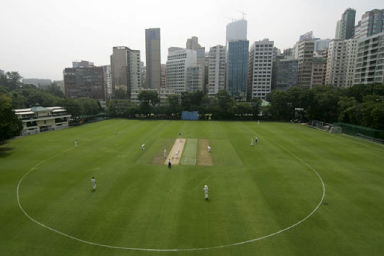 General view of a match between MCC and Hong Kong Cricket Association,  Kowloon Cricket Club, Hong Kong, October 8, 2006