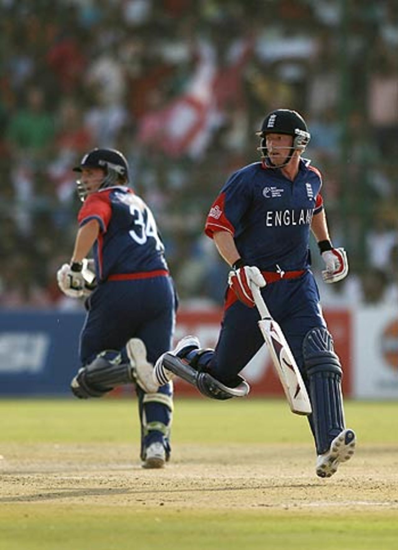 Jamie Dalrymple and Paul Collingwood put on the highest stand of the innings - 49, India v England, 1st match, Champions Trophy, Sawai Mansingh Stadium, Jaipur, October 15, 2006