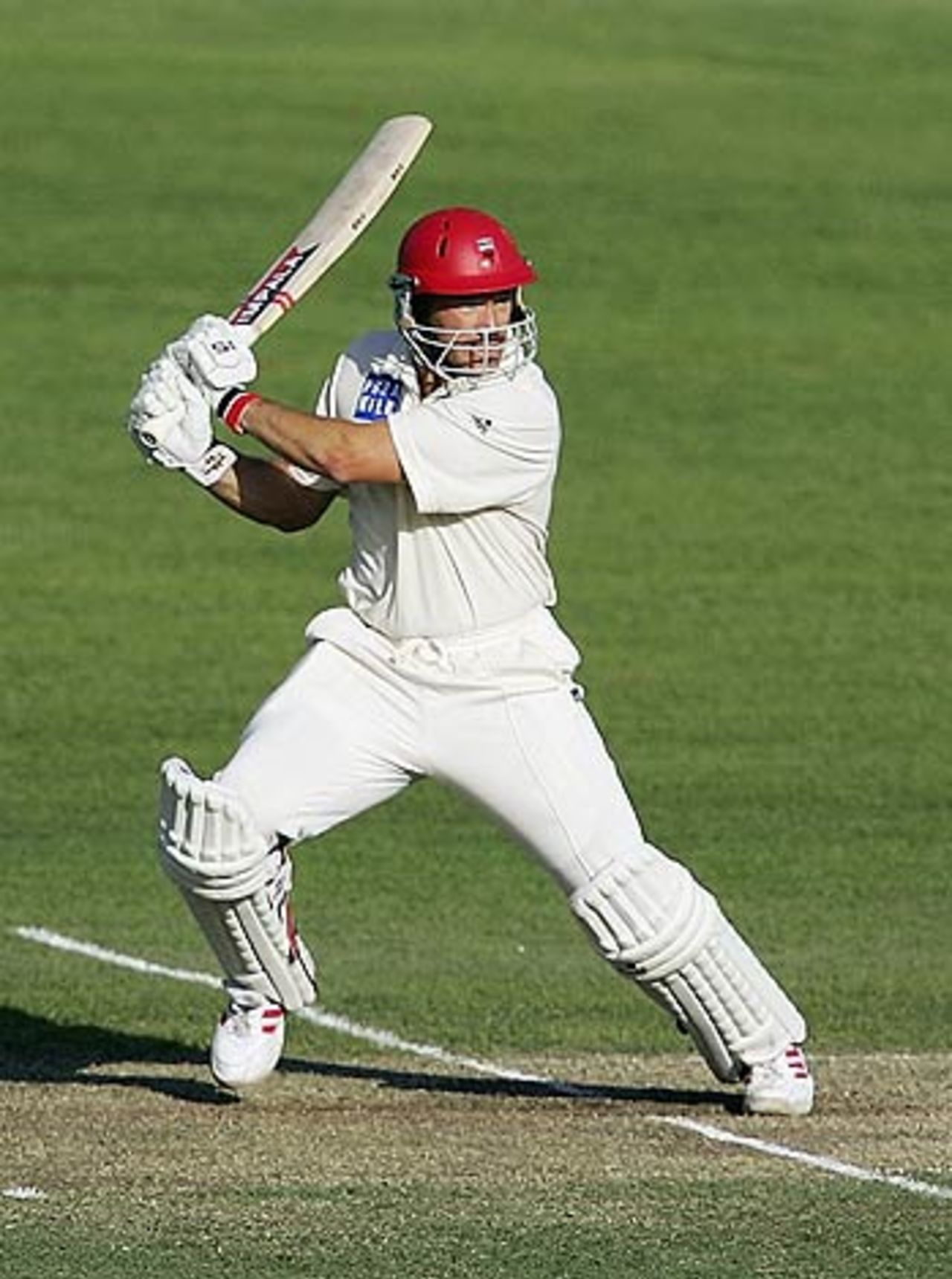 Shane Deitz cuts on the way to an unbeaten century, New South Wales v South Australia, Pura Cup, 3rd day, Sydney, October 19, 2006
