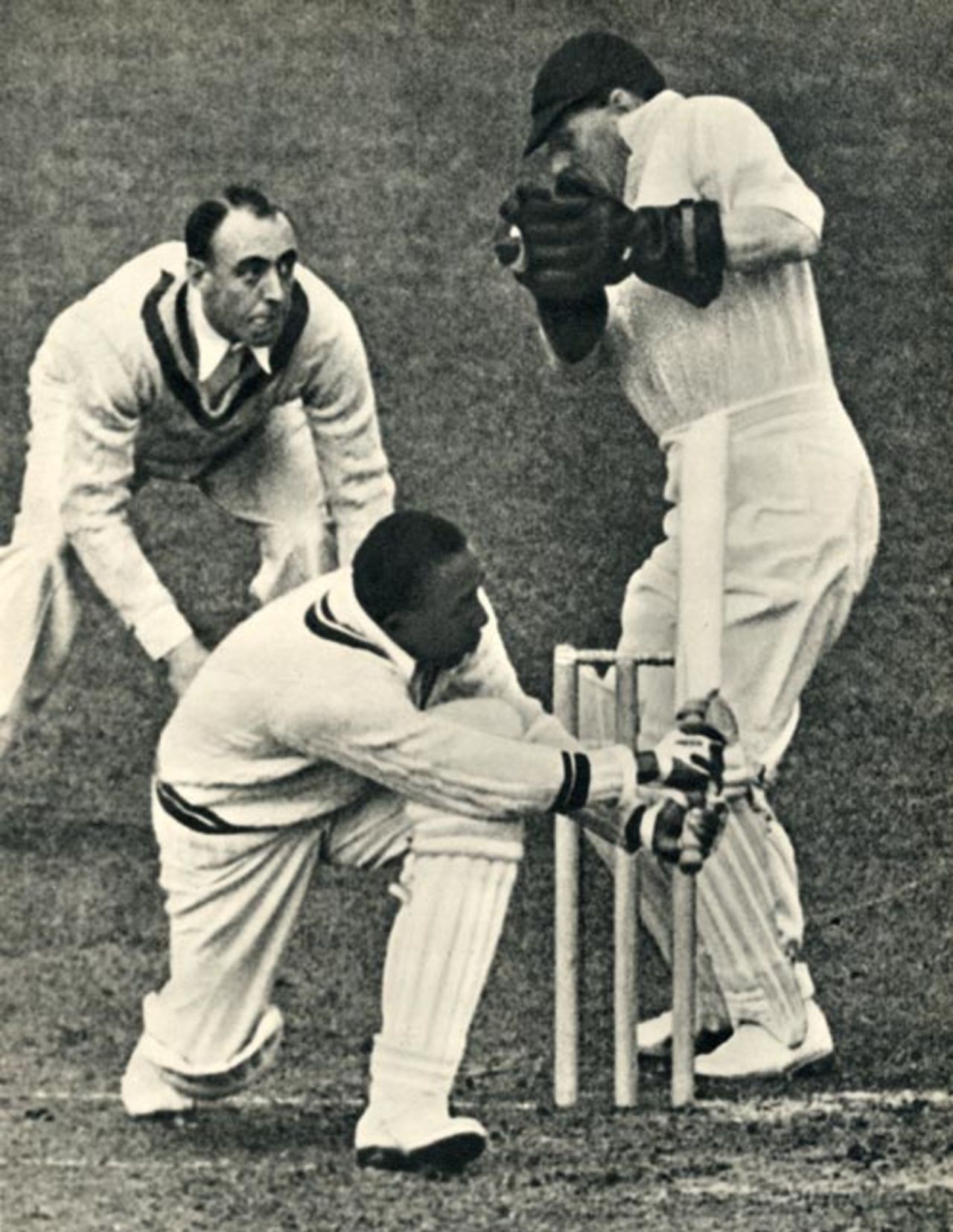 Learie Constantine batting in 1928