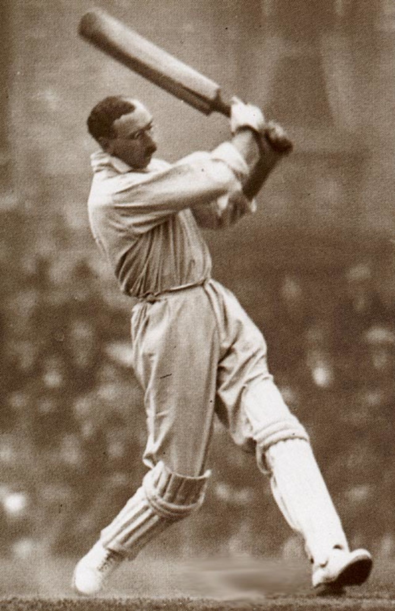 Percy Fender on his way to 185 against Hampshire at The Oval in 1922