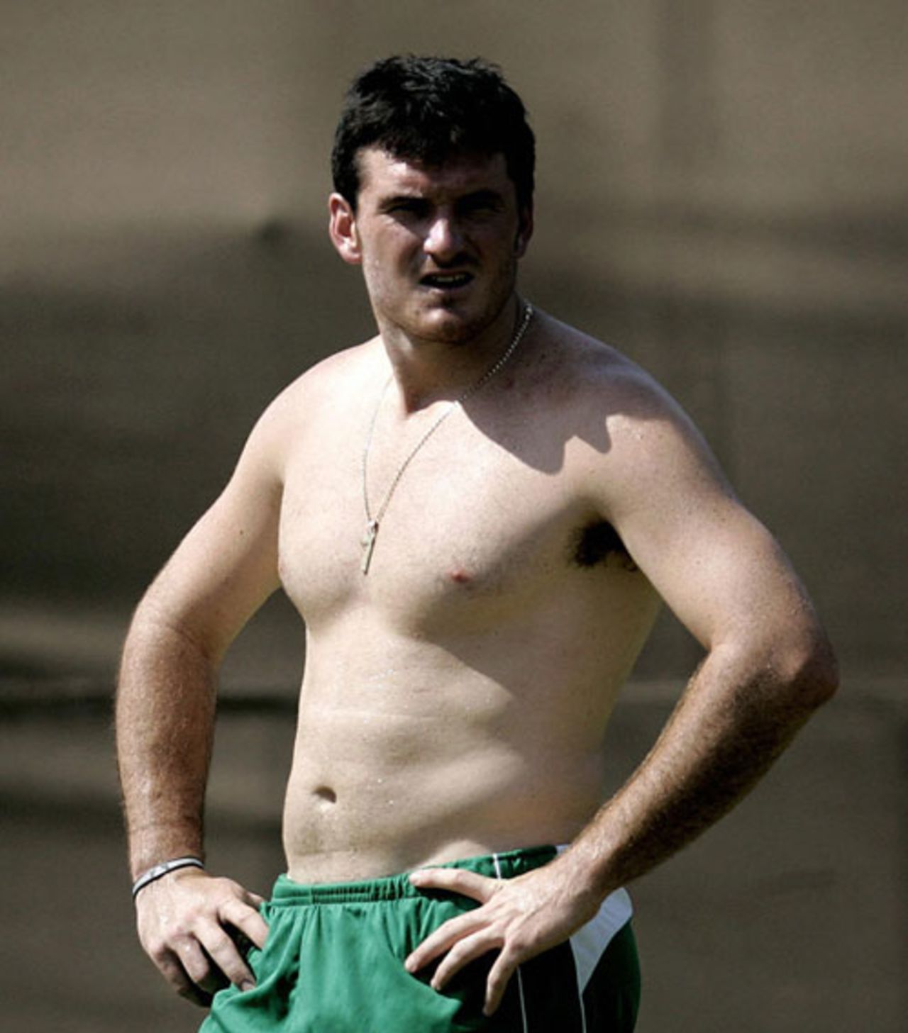 Graeme Smith prepares for battle, Ahmedabad, October 23, 2006