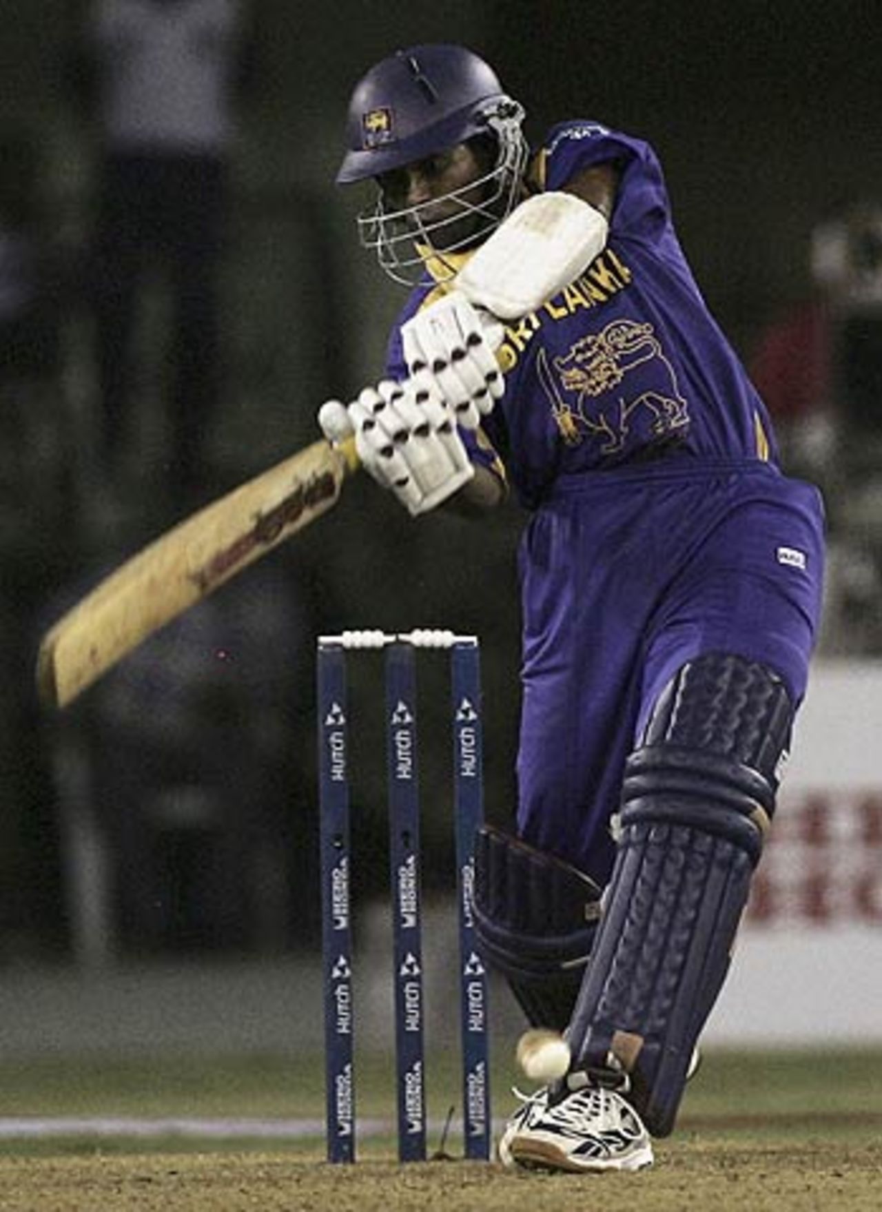 Tillakaratne Dilshan drives , South Africa v Sri Lanka, 7th match, Champions Trophy, Ahmedabad, October 24, 2006