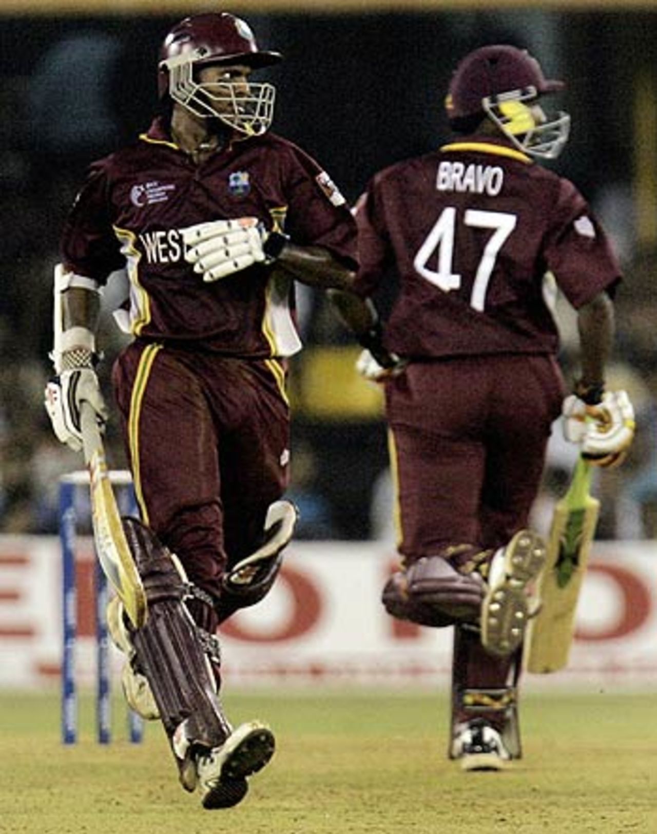 Shivnarine Chanderpaul's half-century set West Indies on course for victory, India v West Indies, Champions Trophy, 9th match, Ahmedabad, October 26, 2007