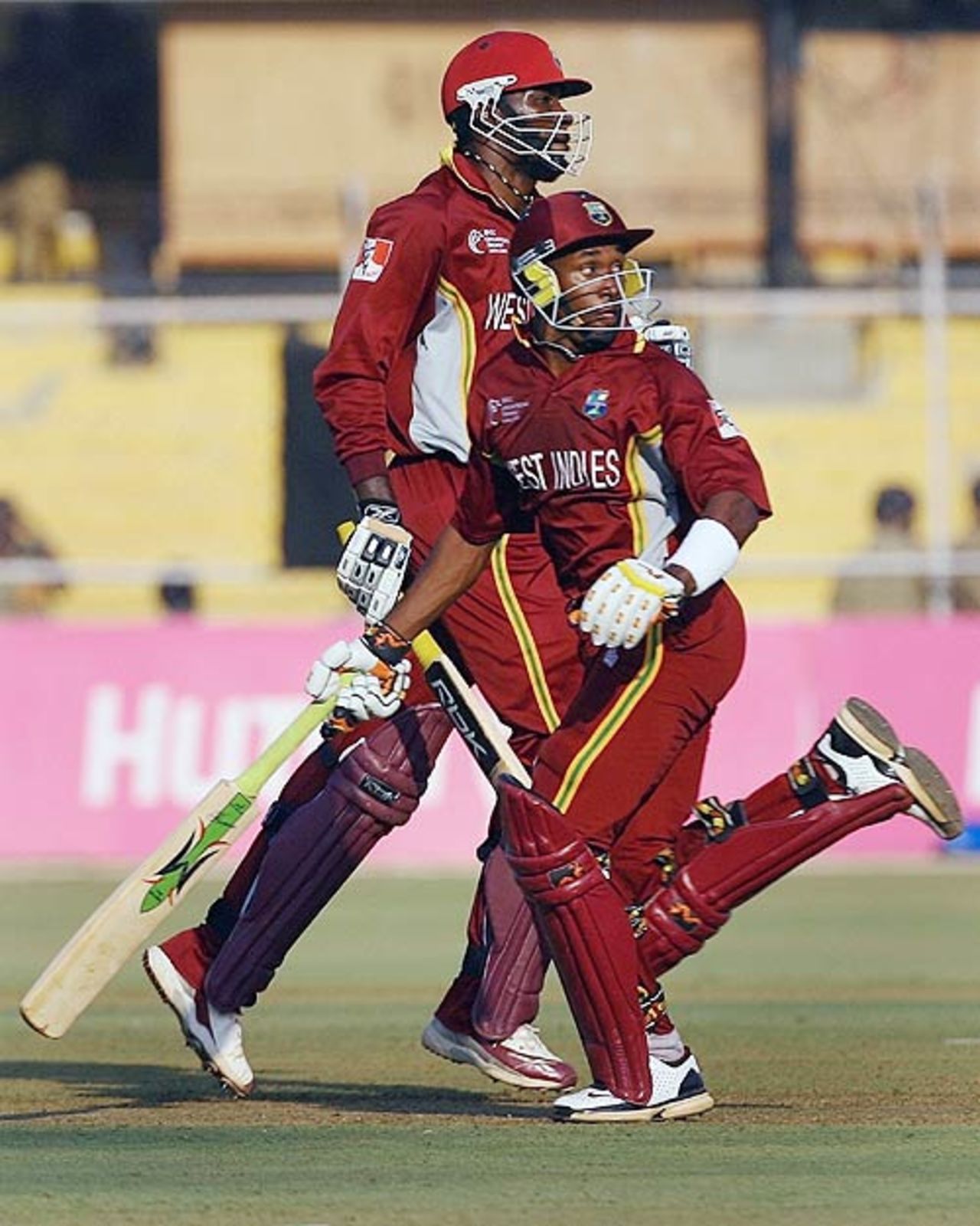 Chris Gayle and Dwayne Bravo added 174 for the second wicket, England v West Indies, 17th match, Champions Trophy, Ahmedabad, October 28, 2006