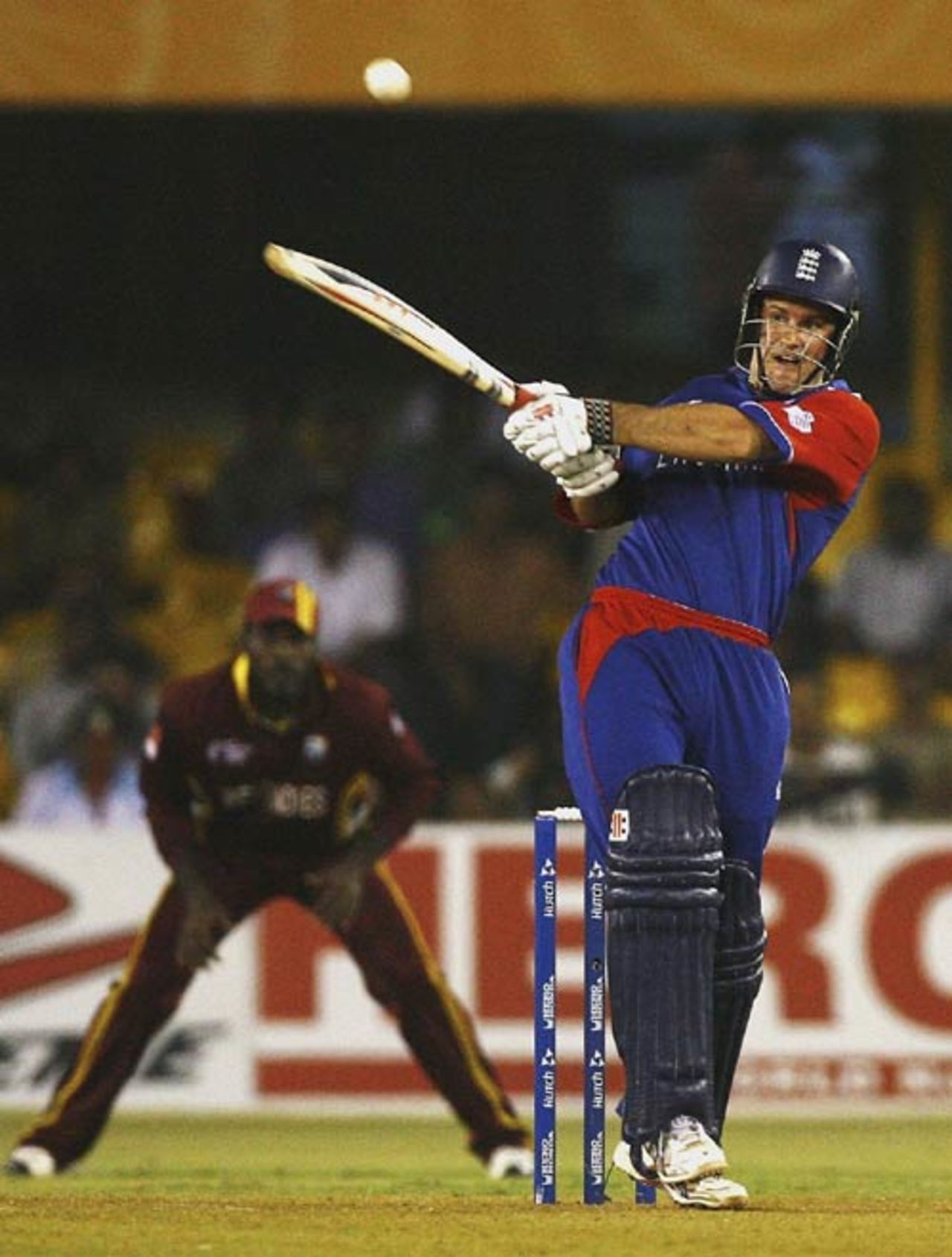 'Look at the white ball fly' Andrew Strauss enjoys his fierce pull, England v West Indies, 17th match, Champions Trophy, Ahmedabad, October 28, 2006
