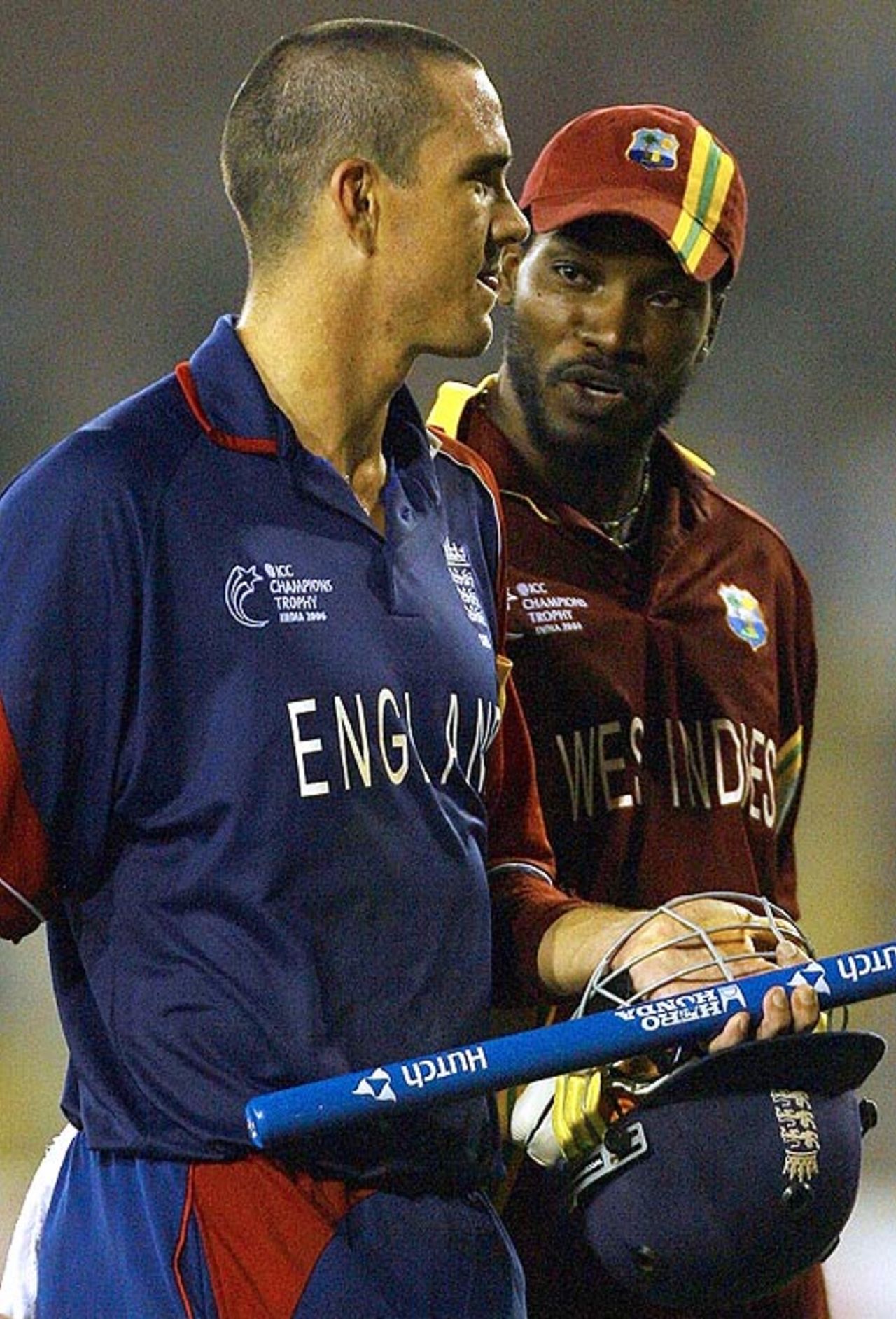 Kevin Pietersen's blistering 90 upstaged Chris Gayle's century, 17th match, Champions Trophy, Ahmedabad, October 28, 2006