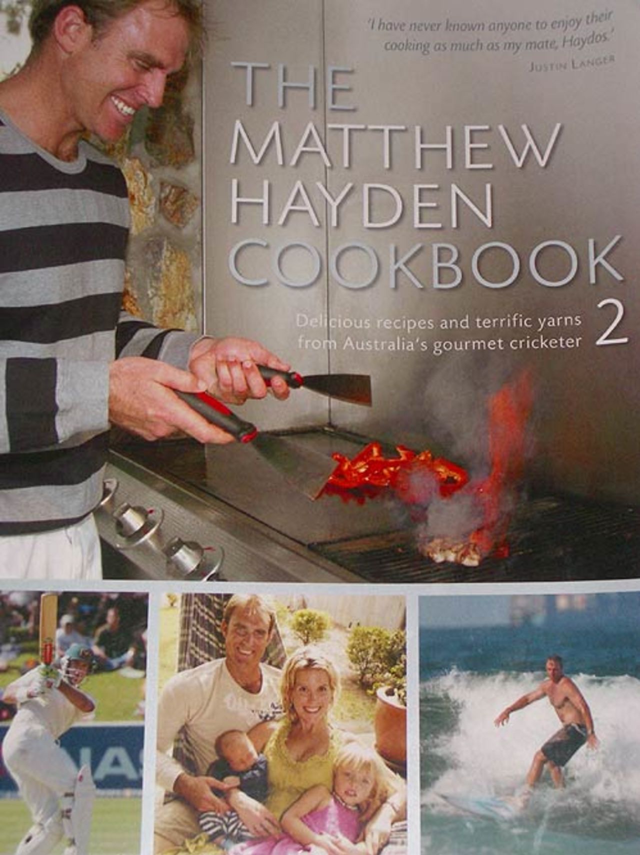 The Matthew Hayden Cookbook 2, book cover