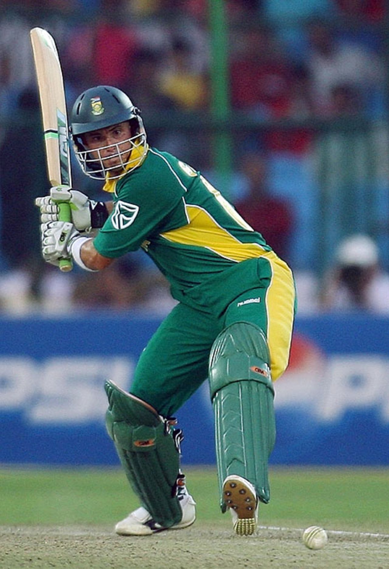 Herschelle Gibbs lines one up, South Africa v West Indies, 2nd semi-final, Champions Trophy, Jaipur, November 2, 2006