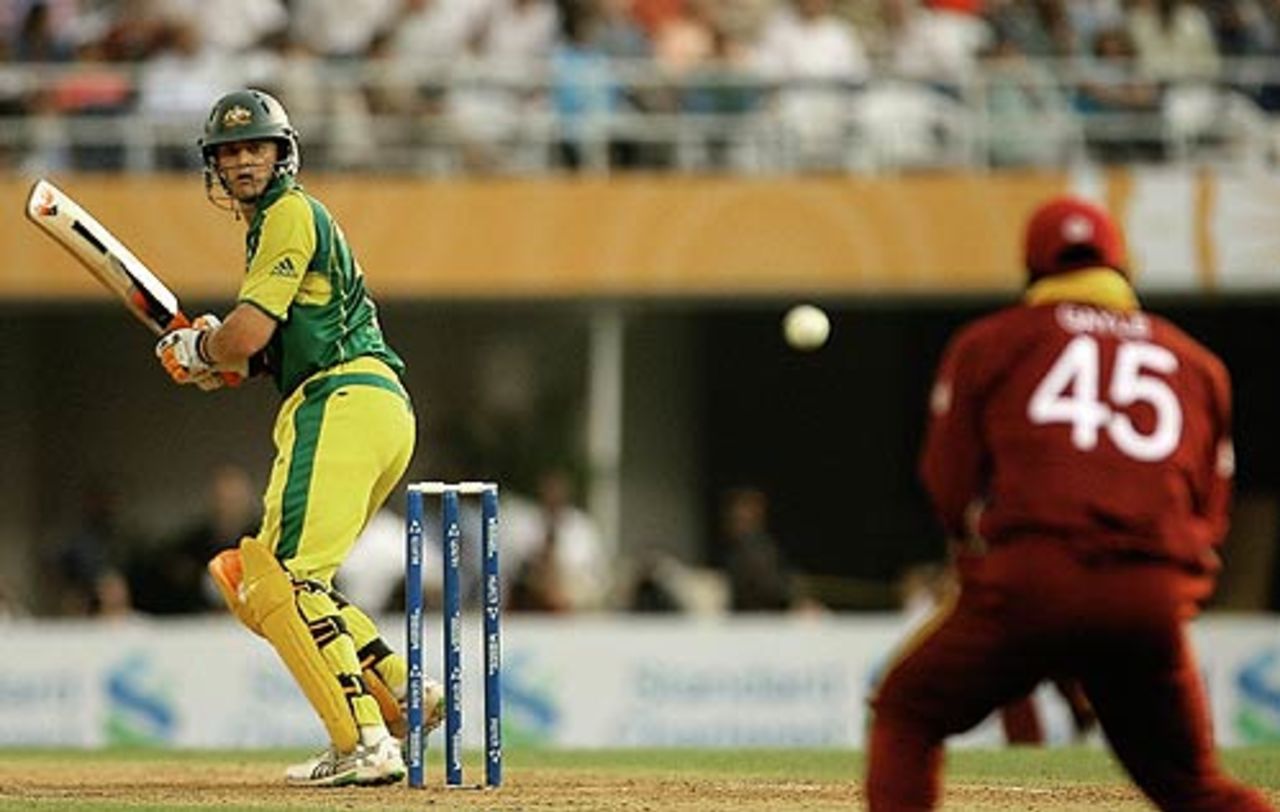 Adam Gilchrist edges to Chris Gayle, West Indies v Australia, Champions Trophy final, Mumbai, November 5, 2006