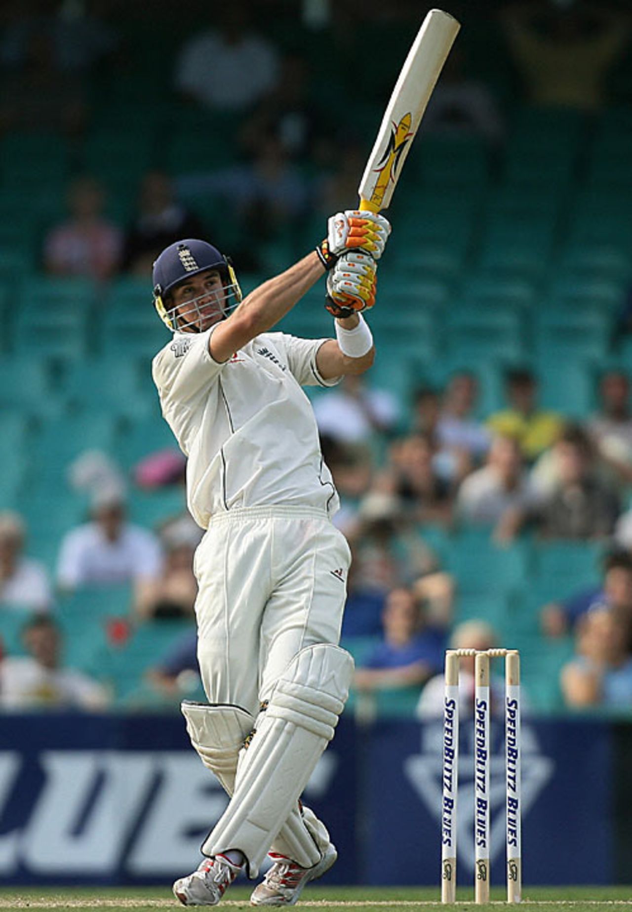 Kevin Pietersen launches one over midwicket, New South Wales v England, Sydney, November 13, 2006