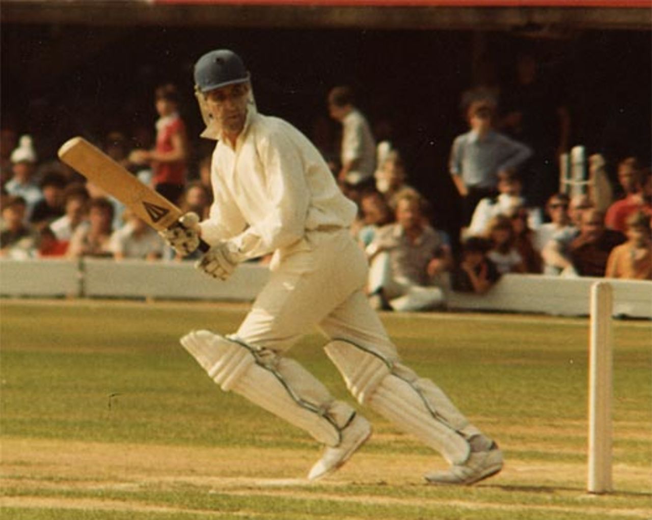 Mike Brearley on his way to 96 and the Man of the Match, Middlesex v Surrey, Gillette Cup final, Lord's, September 6, 1980