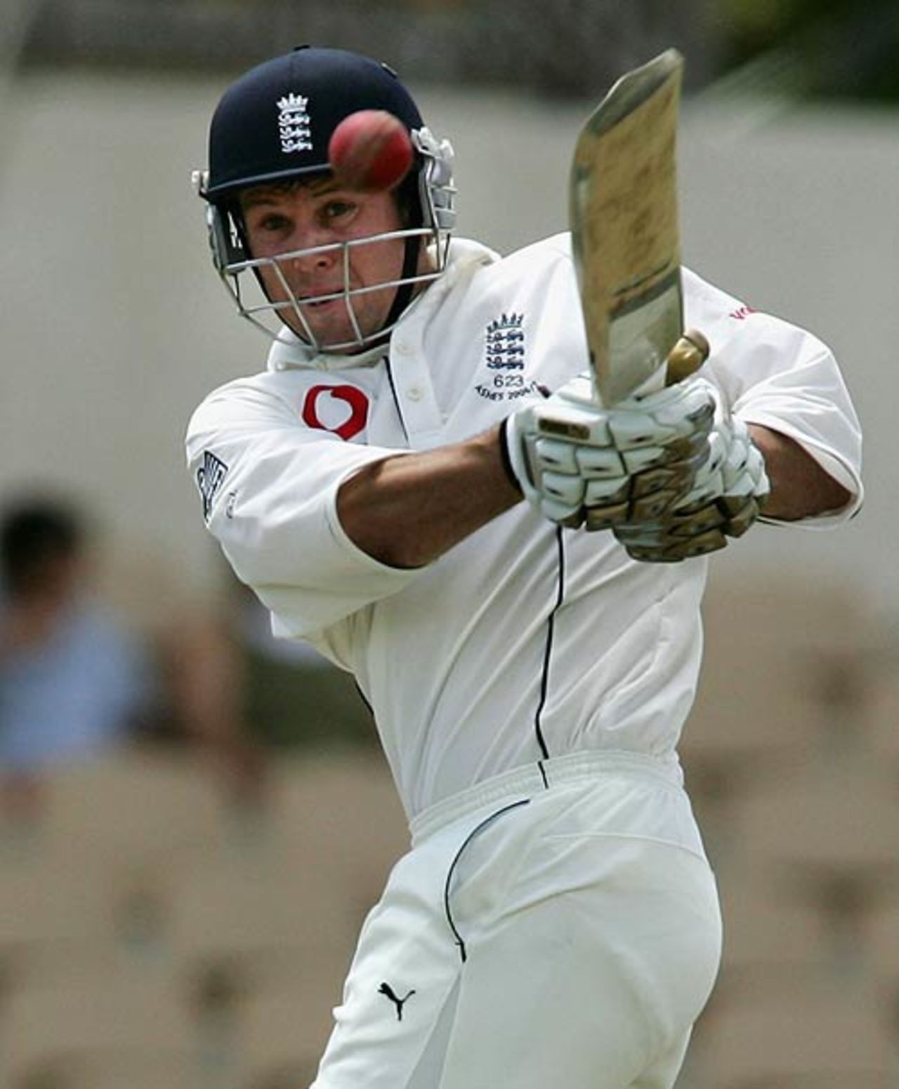 Geraint Jones batting in England's tour match, South Australia v England XI, 3rd day, Adelaide, November 19, 2006