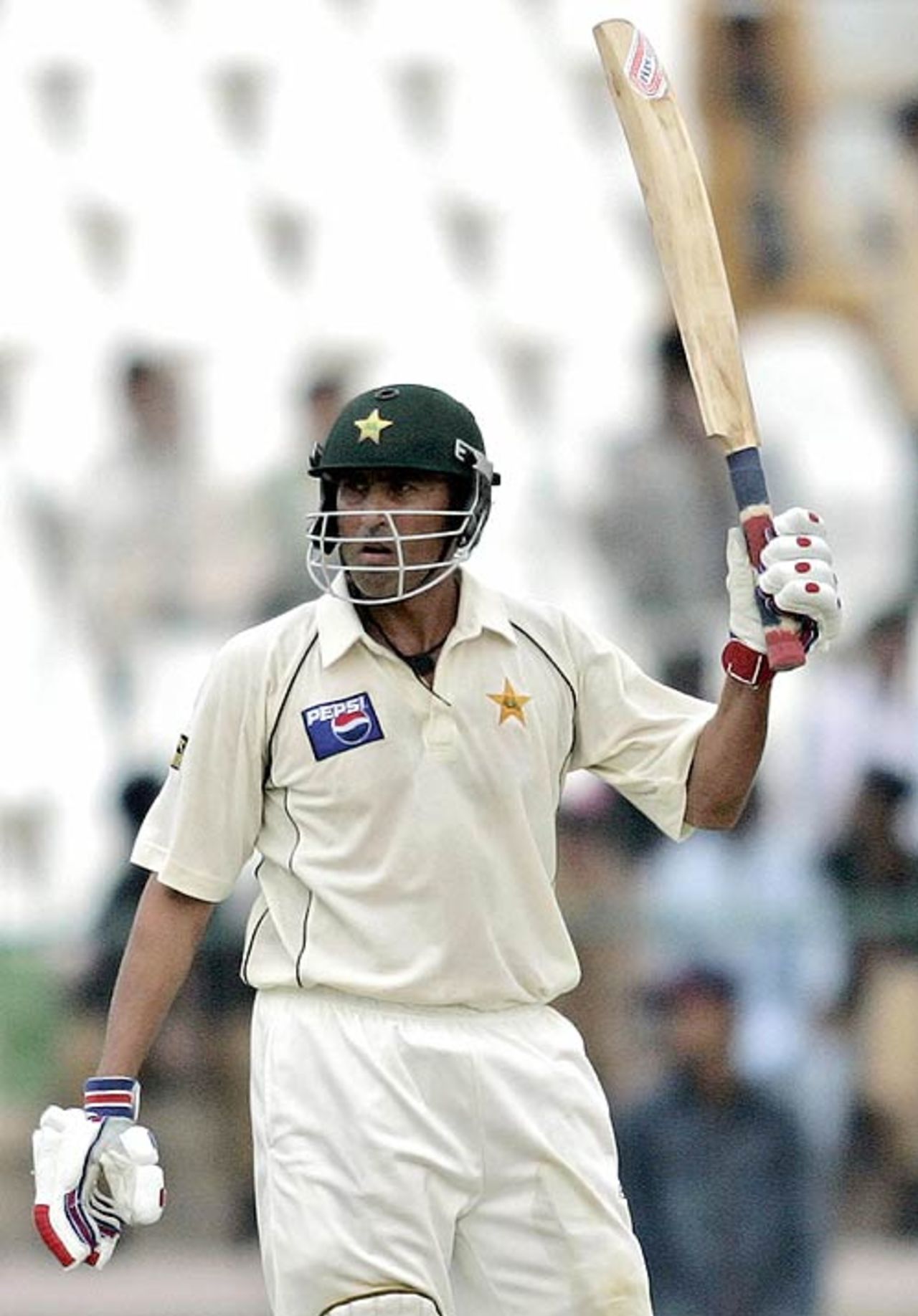 Younis Khan reaches his 16th Test half-century, Pakistan v West Indies, 2nd Test, Multan, 1st day, November 19, 2006