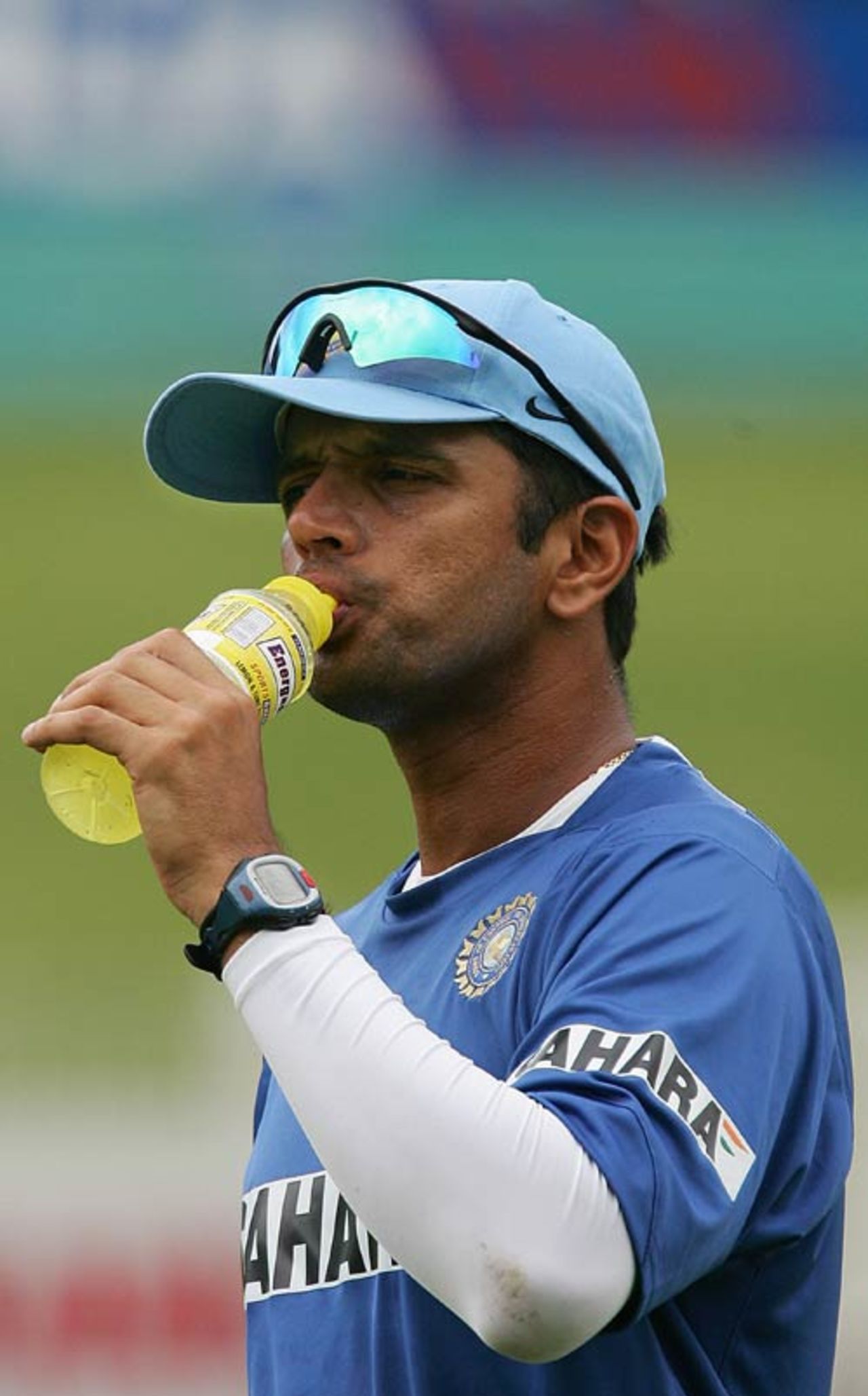 India captain Rahul Dravid in training before the second ODI with South Africa, Durban, November 21, 2006